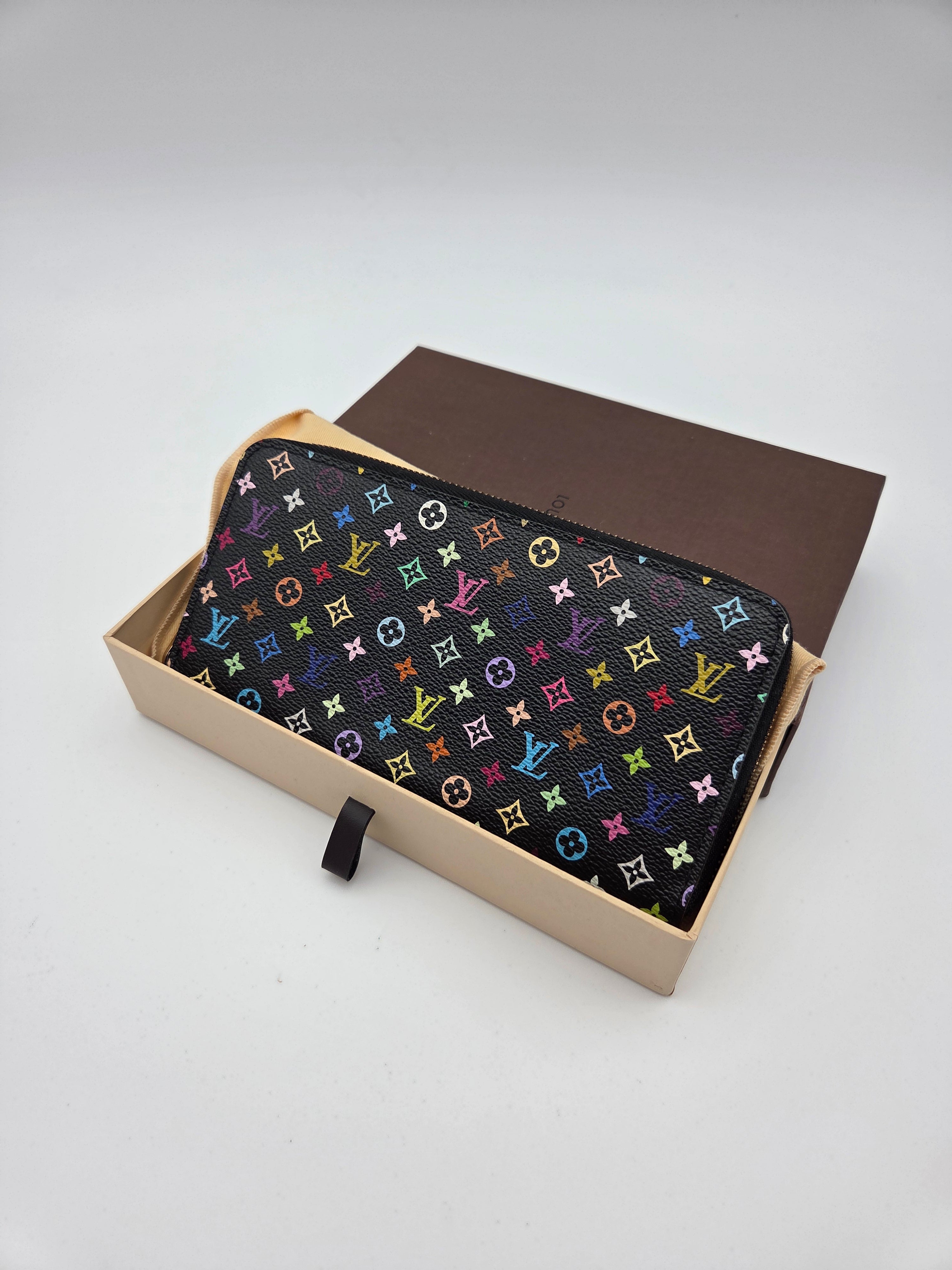 Louis Vuitton Zippy Multicolour Black
