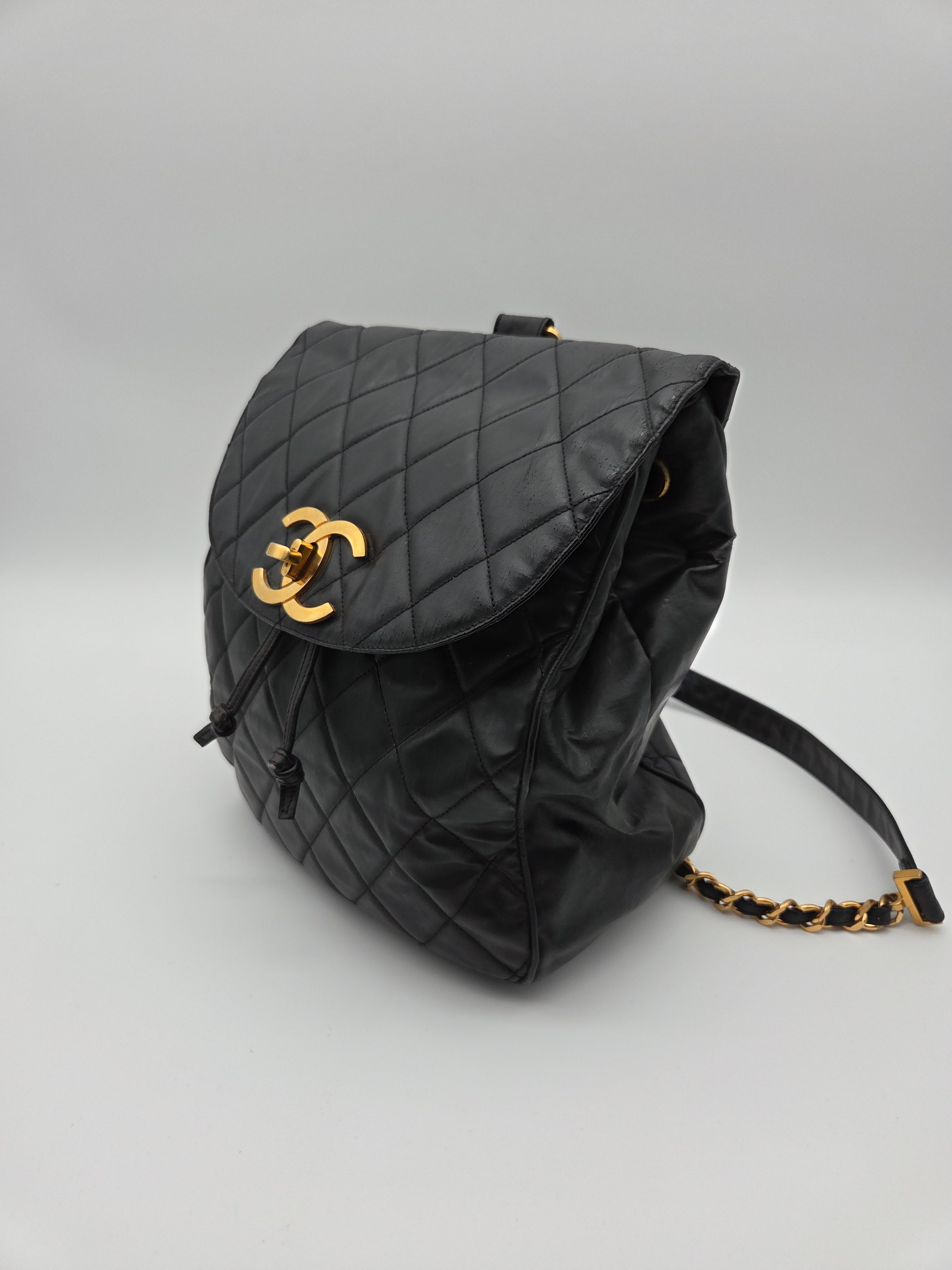 Chanel Quilted Lambskin Backpack