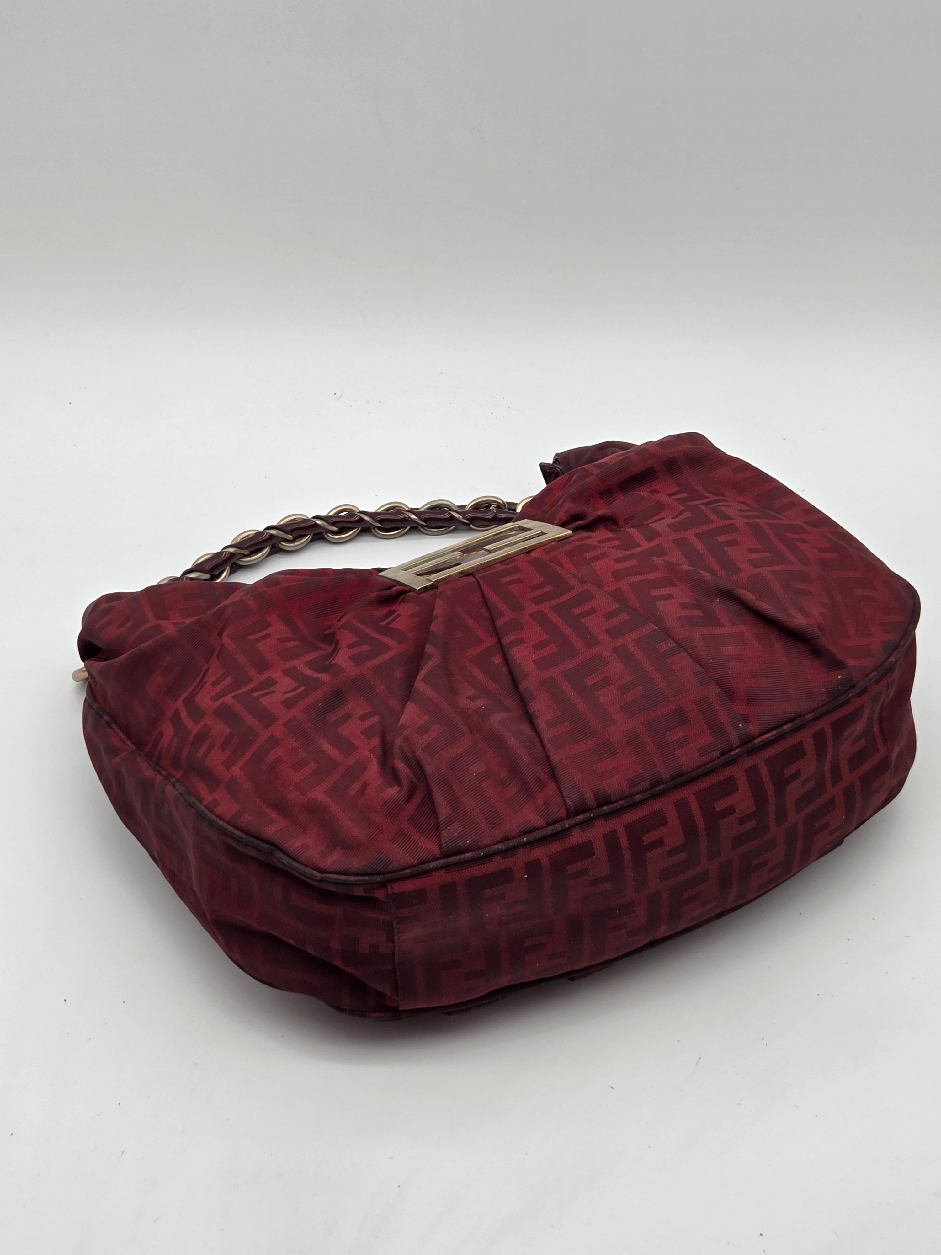 Chef Hobo Bag Burgundy Zucca