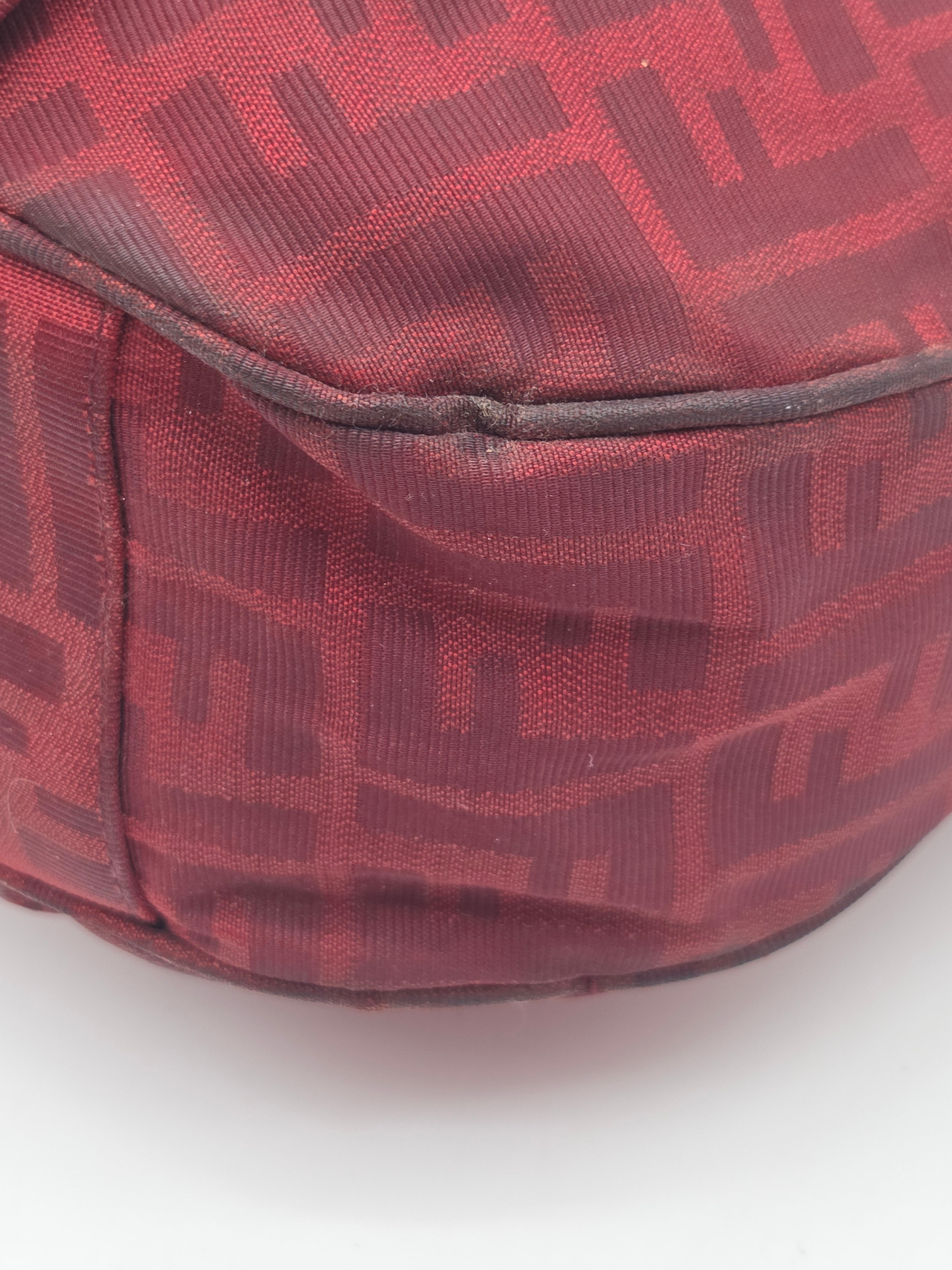 Chef Hobo Bag Burgundy Zucca