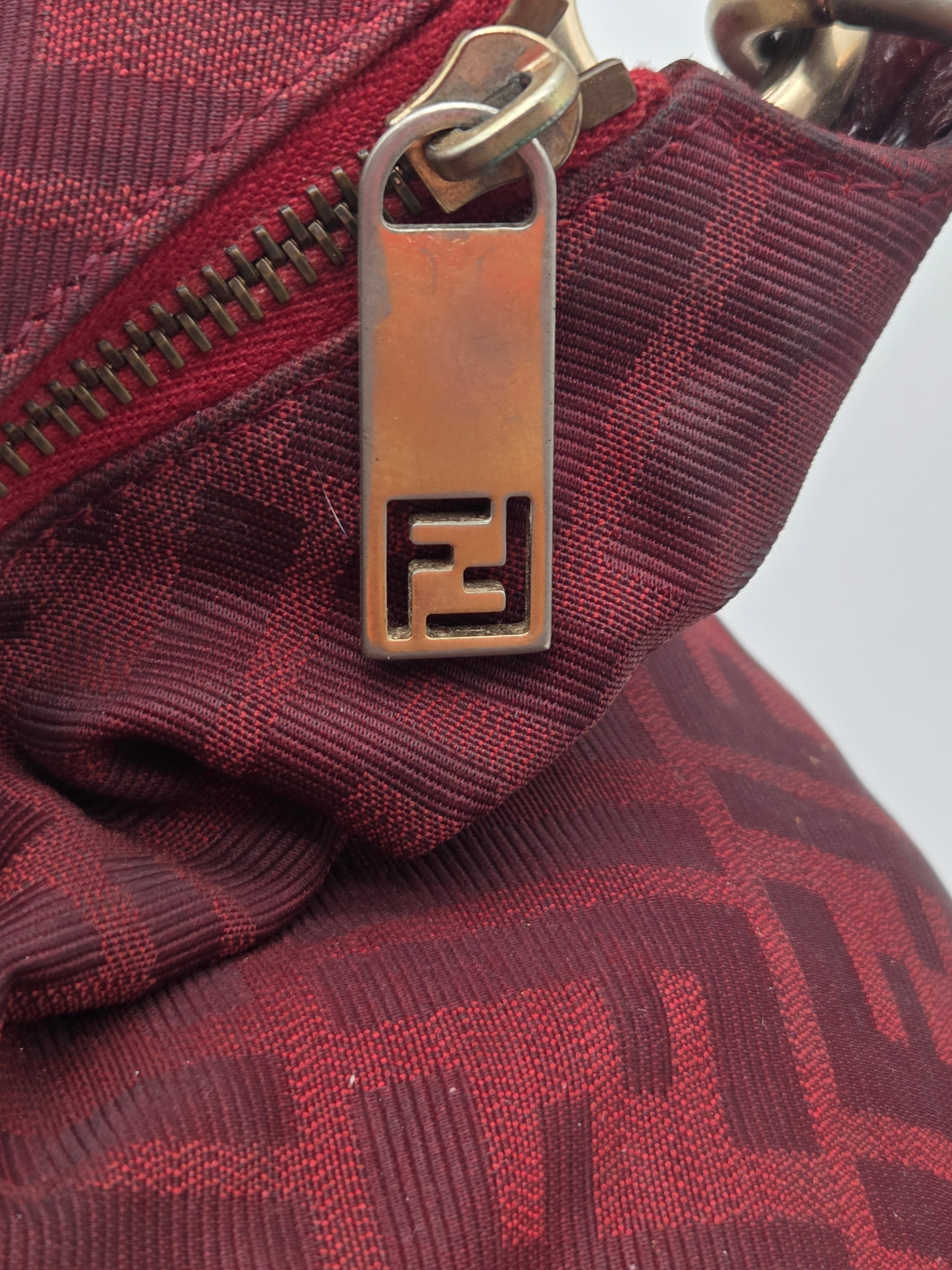 Chef Hobo Bag Burgundy Zucca
