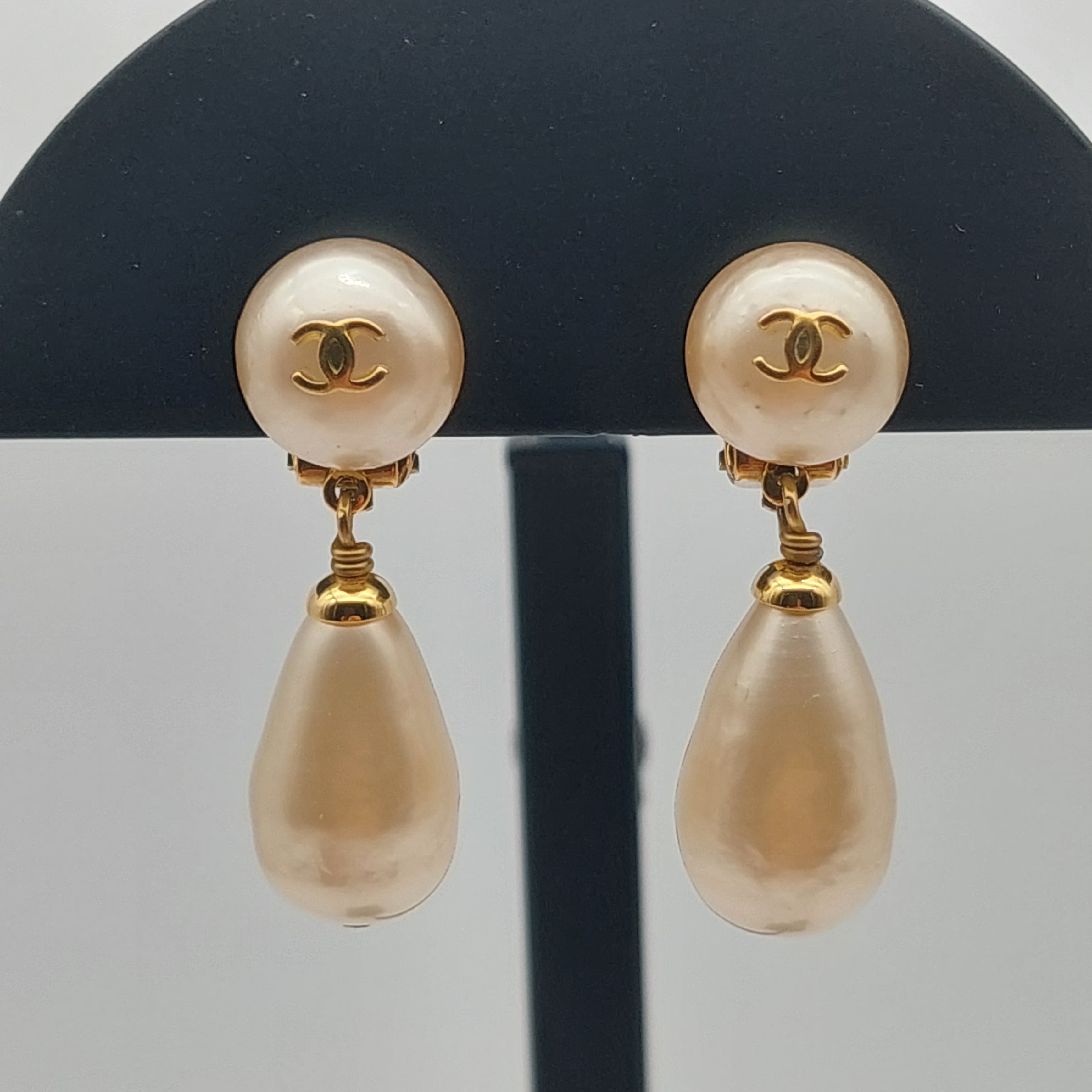 Chanel Pearl earrings