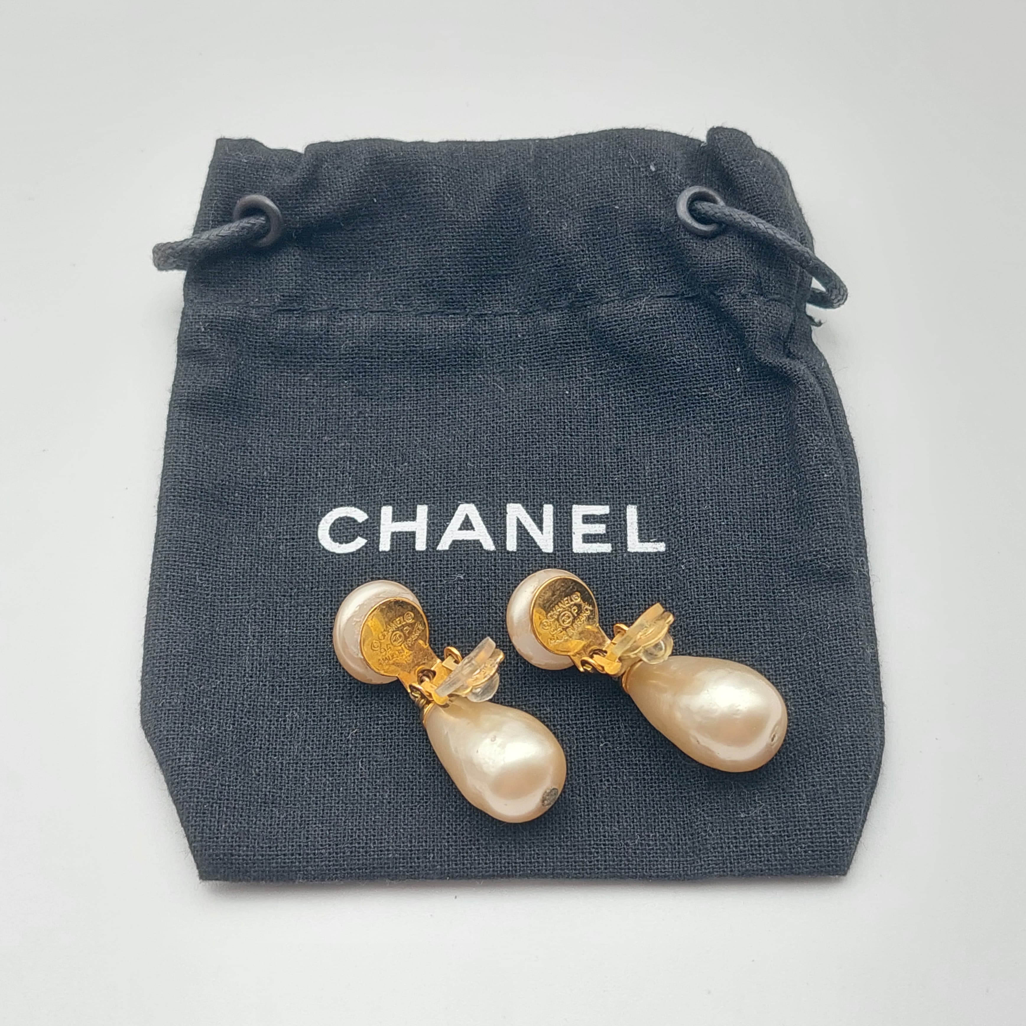 Chanel Pearl earrings