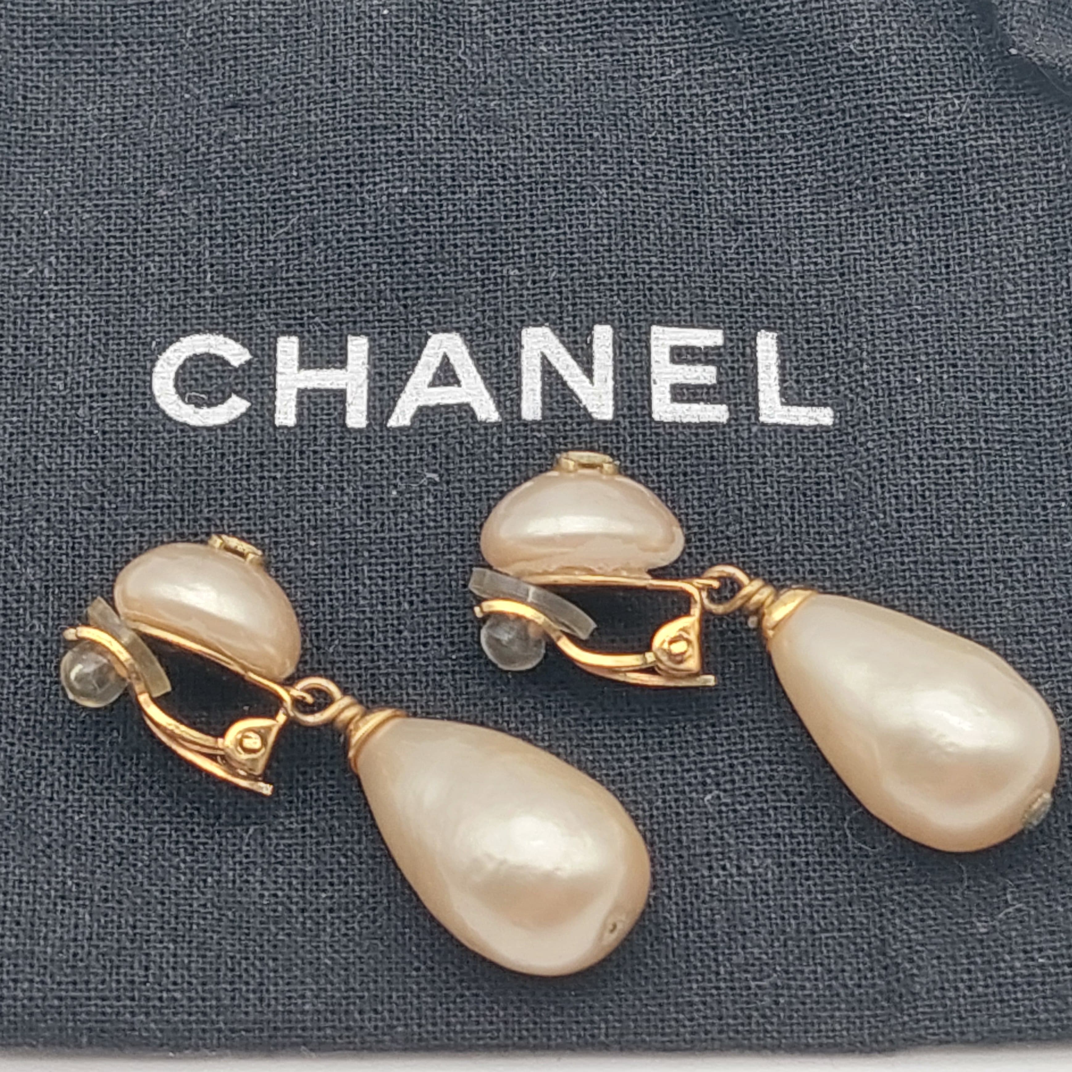Chanel Pearl earrings