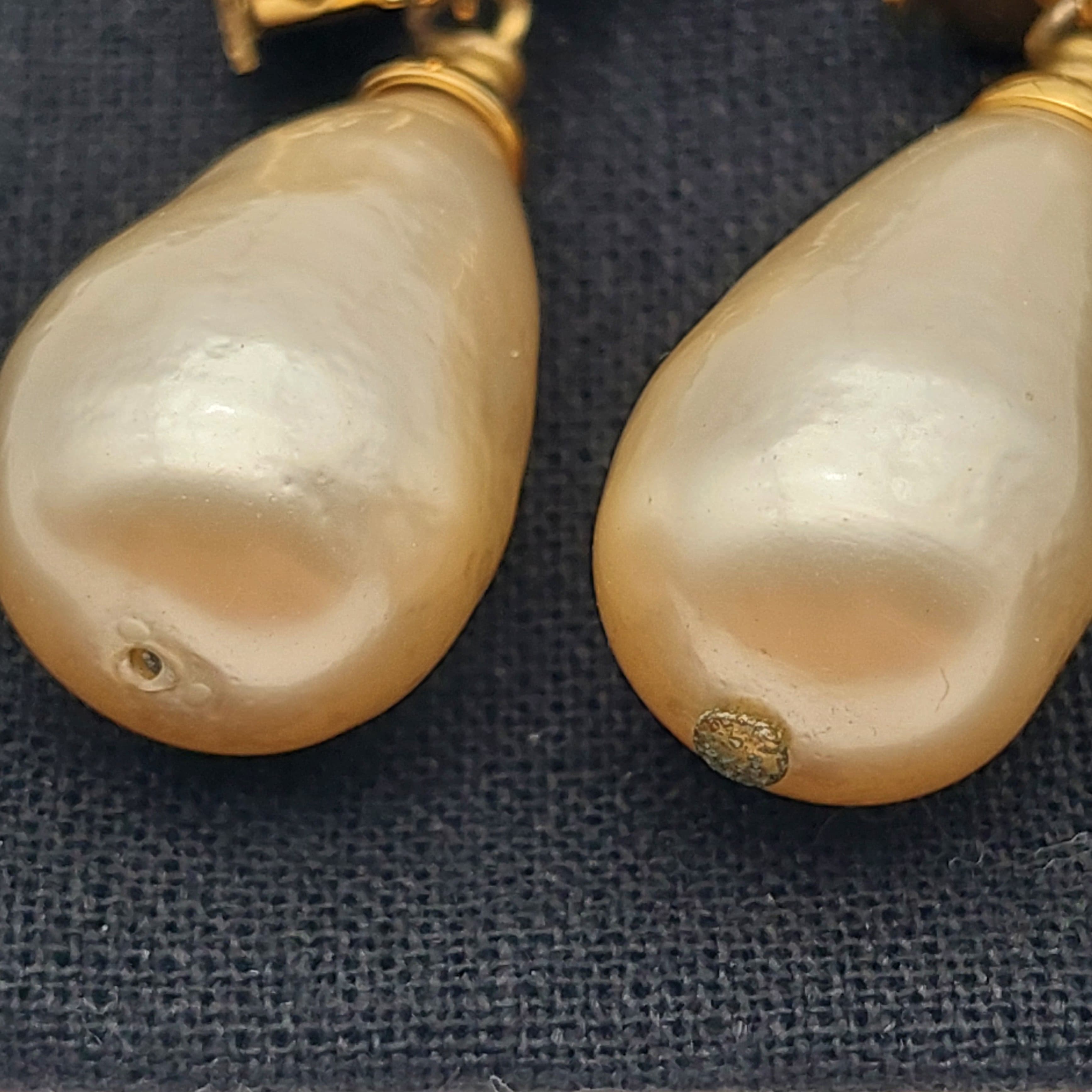 Chanel Pearl earrings
