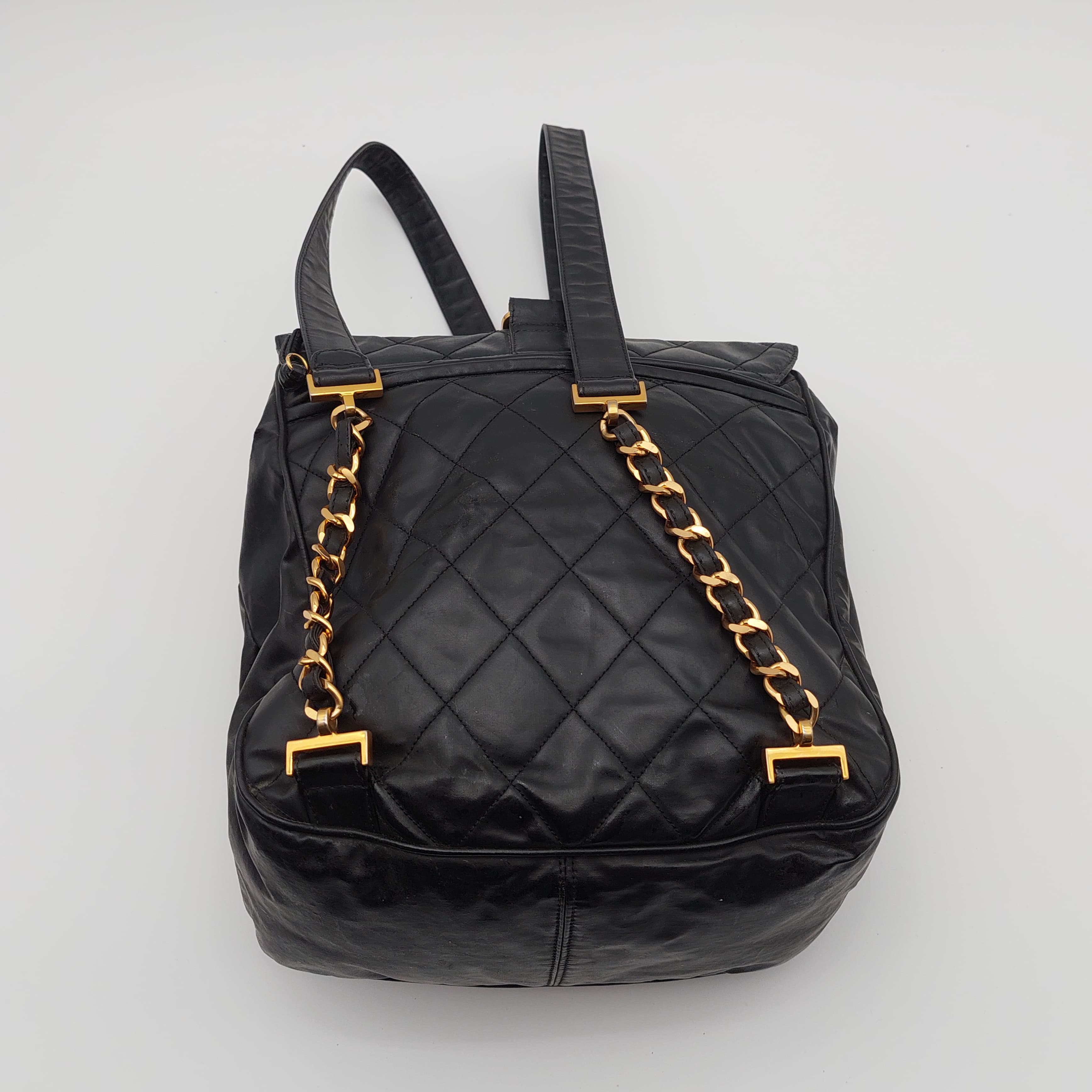 Chanel Quilted Lambskin Backpack