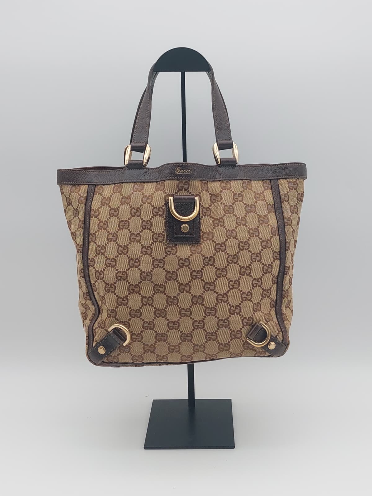 Gucci Abbey D ring beige brown