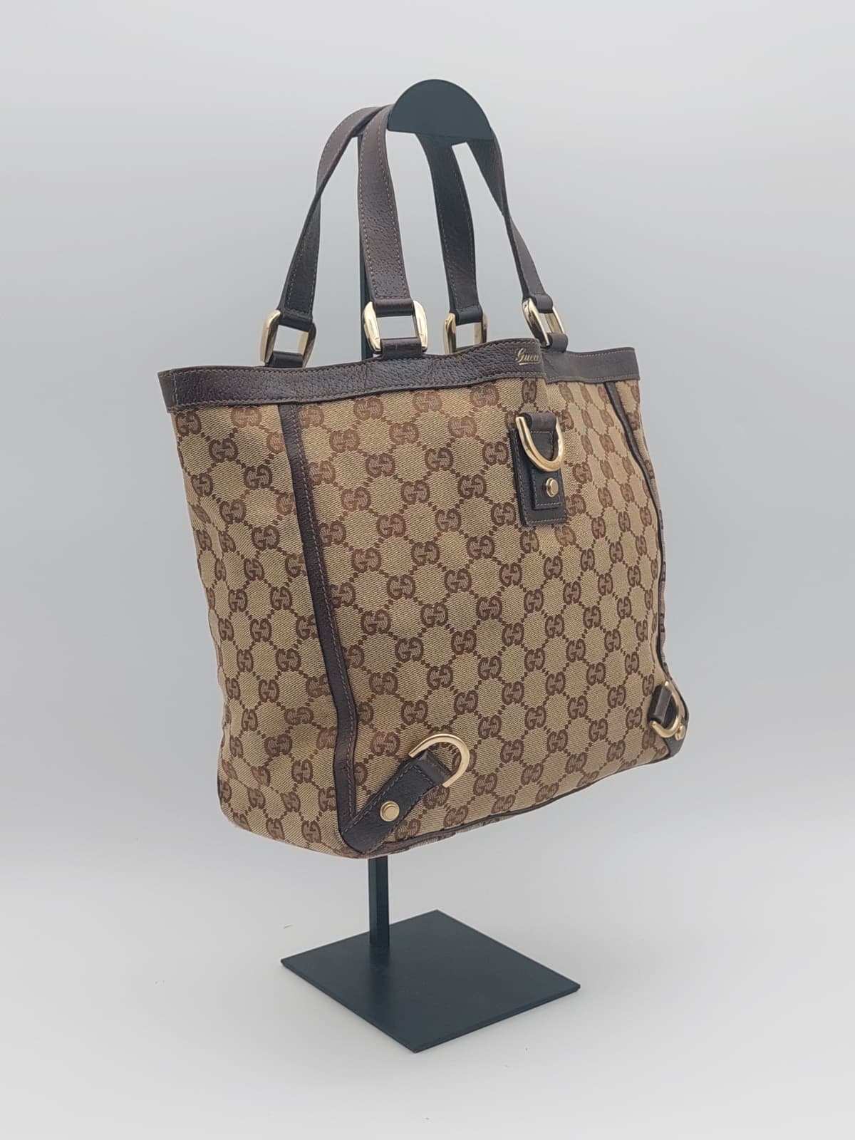 Gucci Abbey D ring beige brown