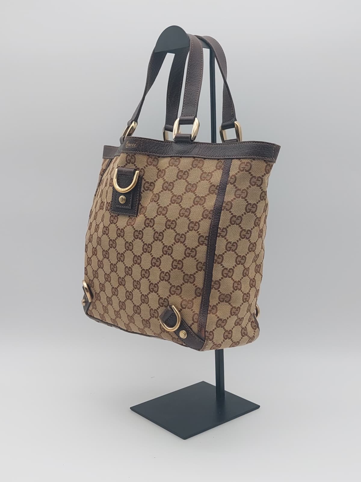 Gucci Abbey D ring beige brown
