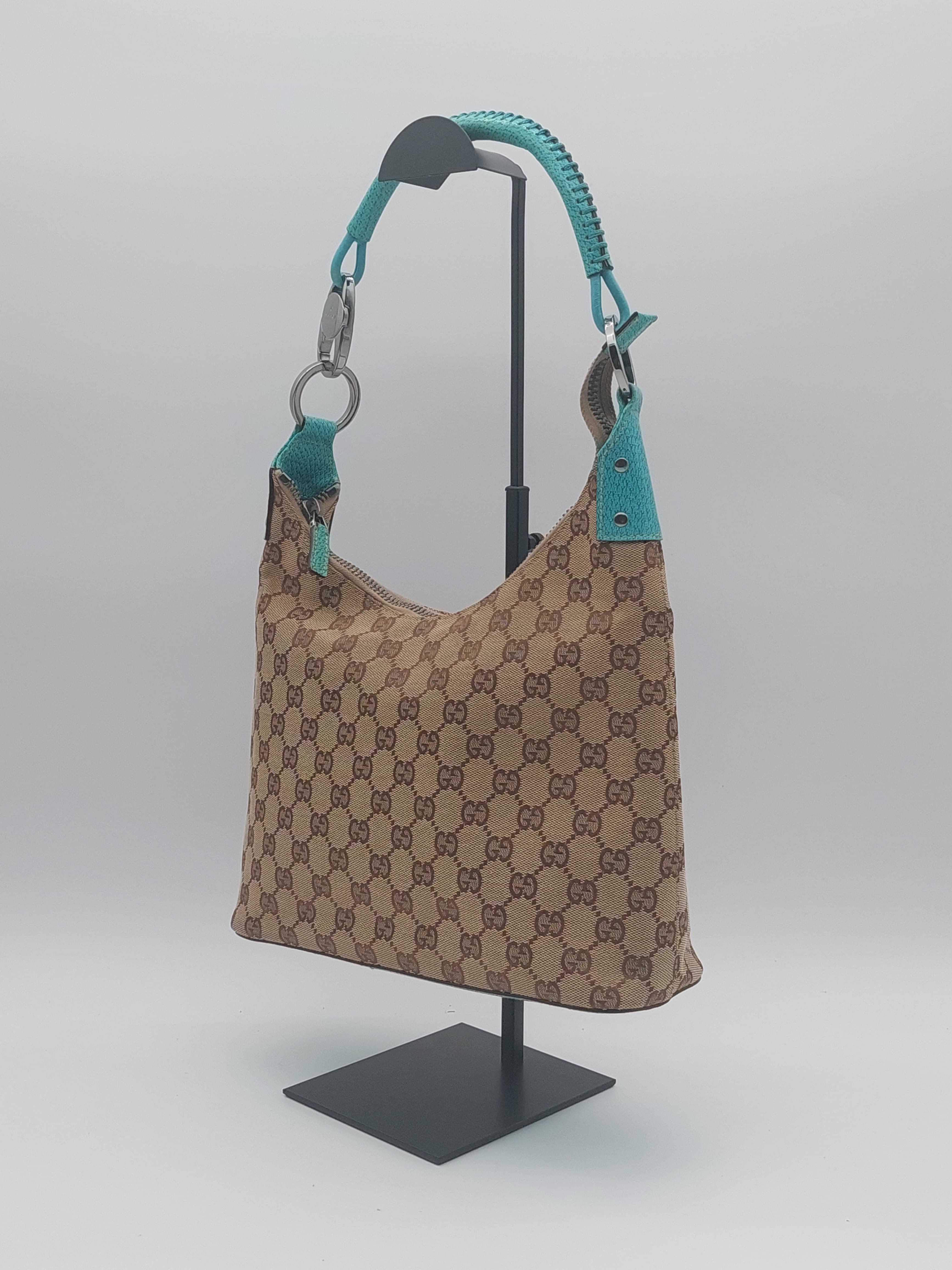 Gucci GG canvas beige/Turquoise