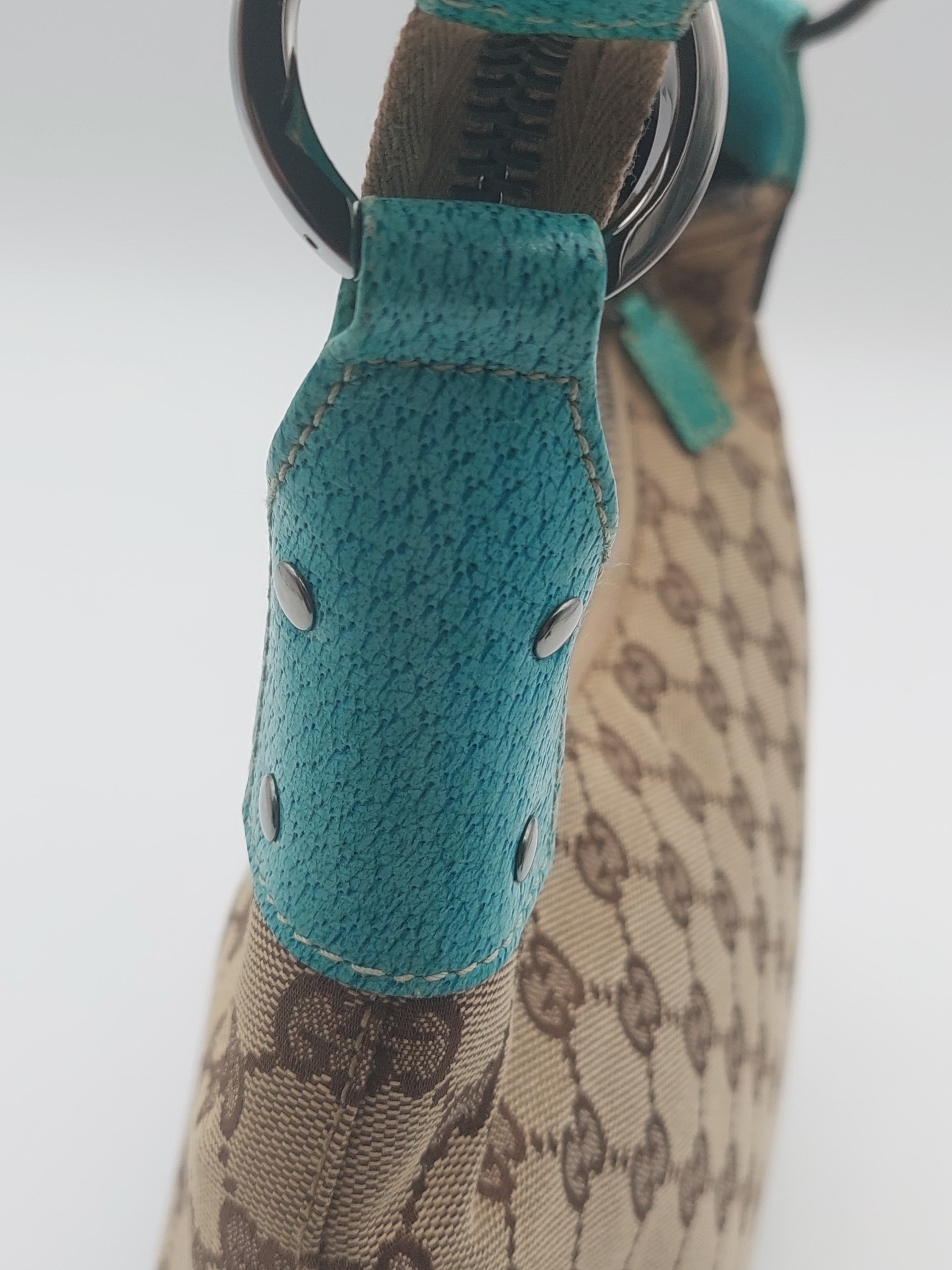Gucci GG canvas beige/Turquoise