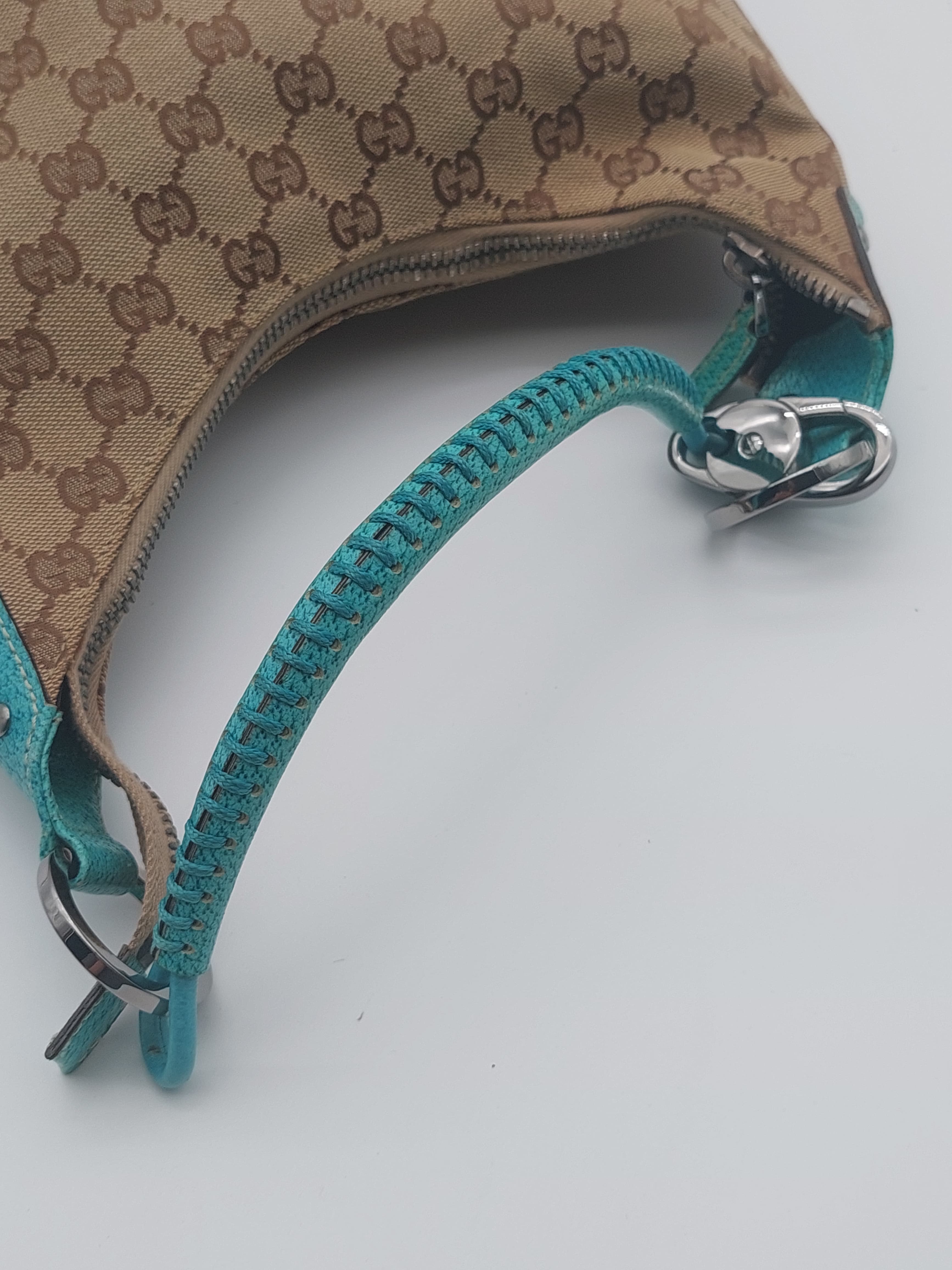 Gucci GG canvas beige/Turquoise