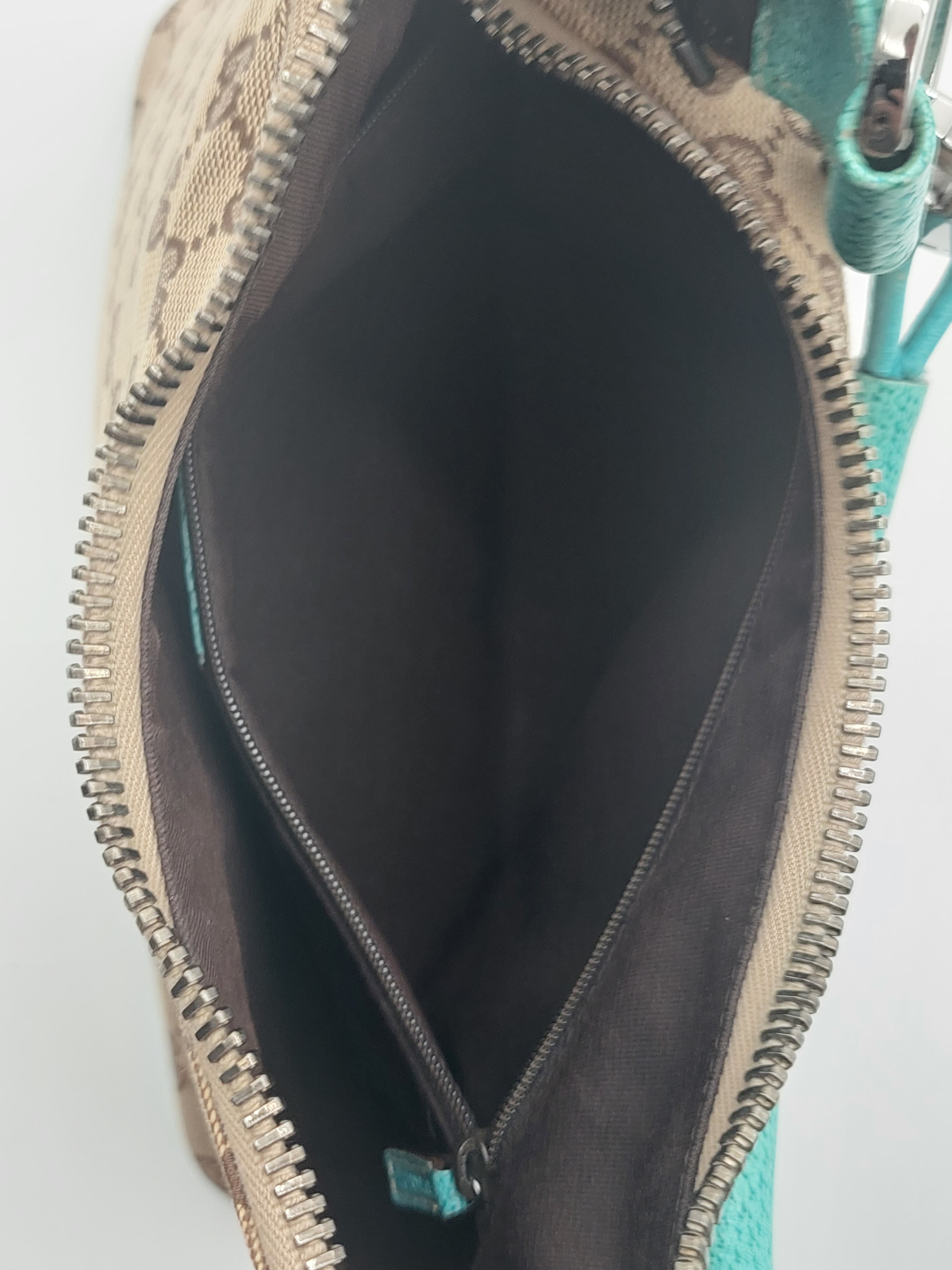 Gucci GG canvas beige/Turquoise