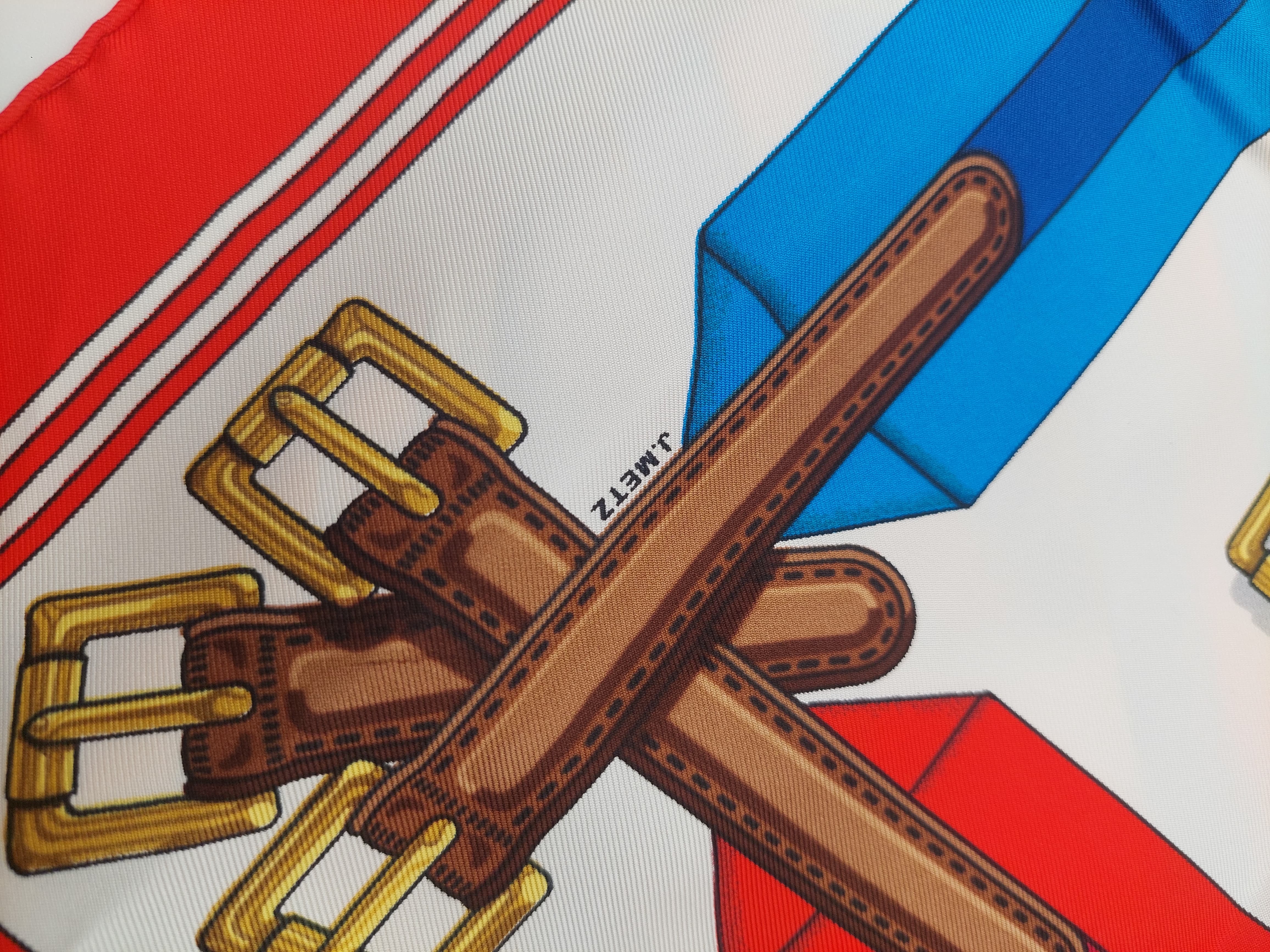 Les Sangles Silk Scarf