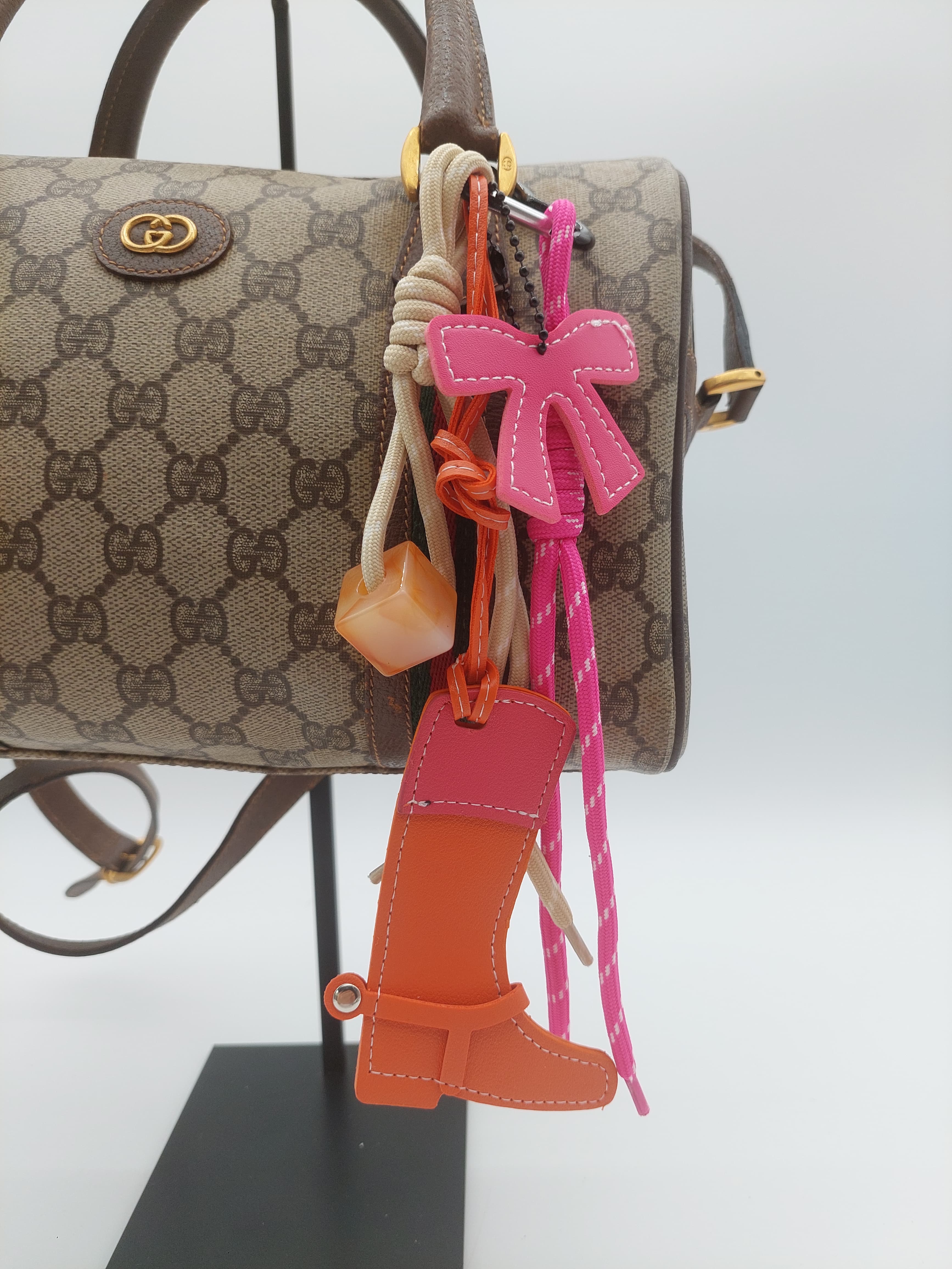Bagcharm Pink/Orange