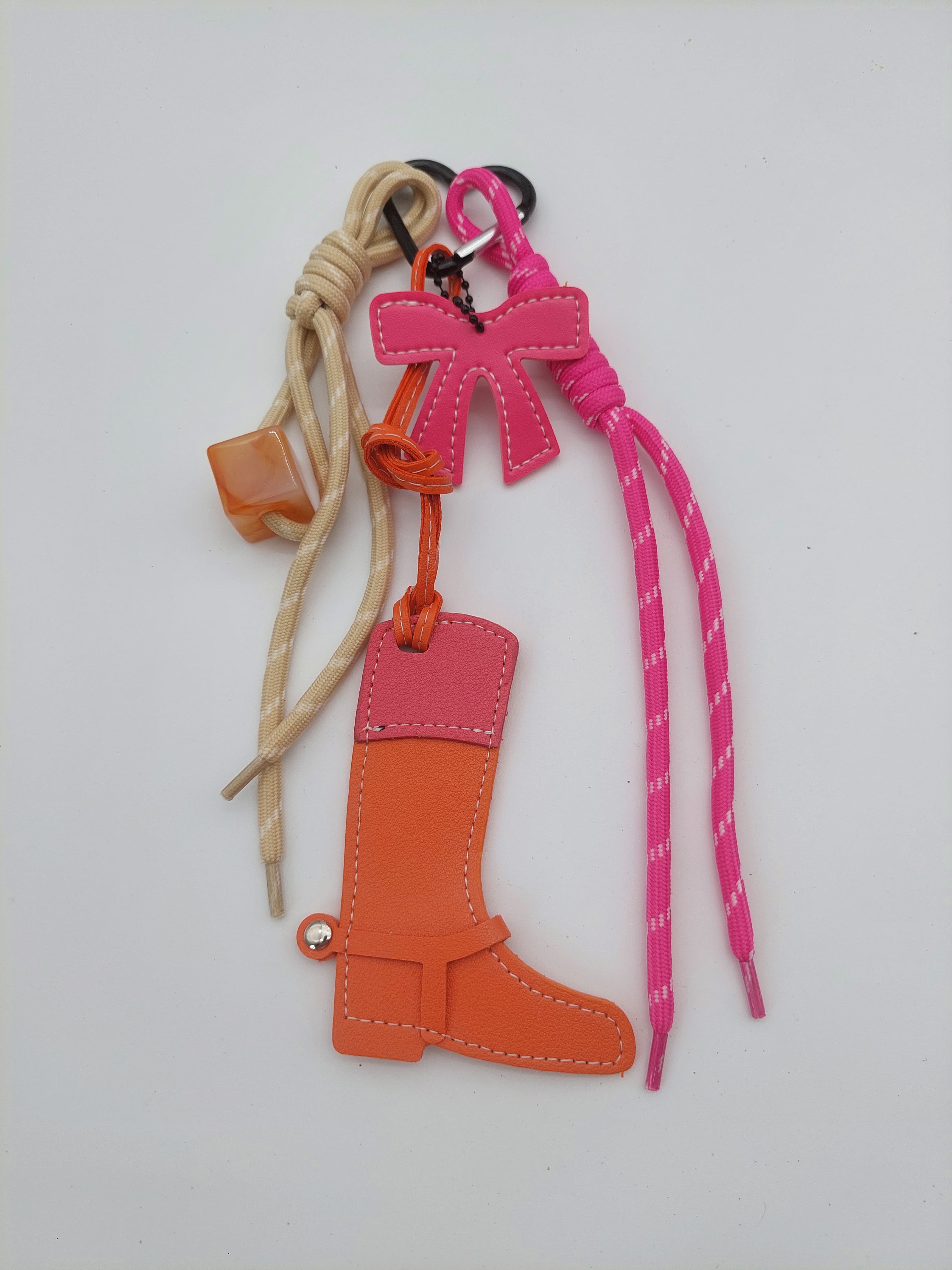 Bagcharm Pink/Orange