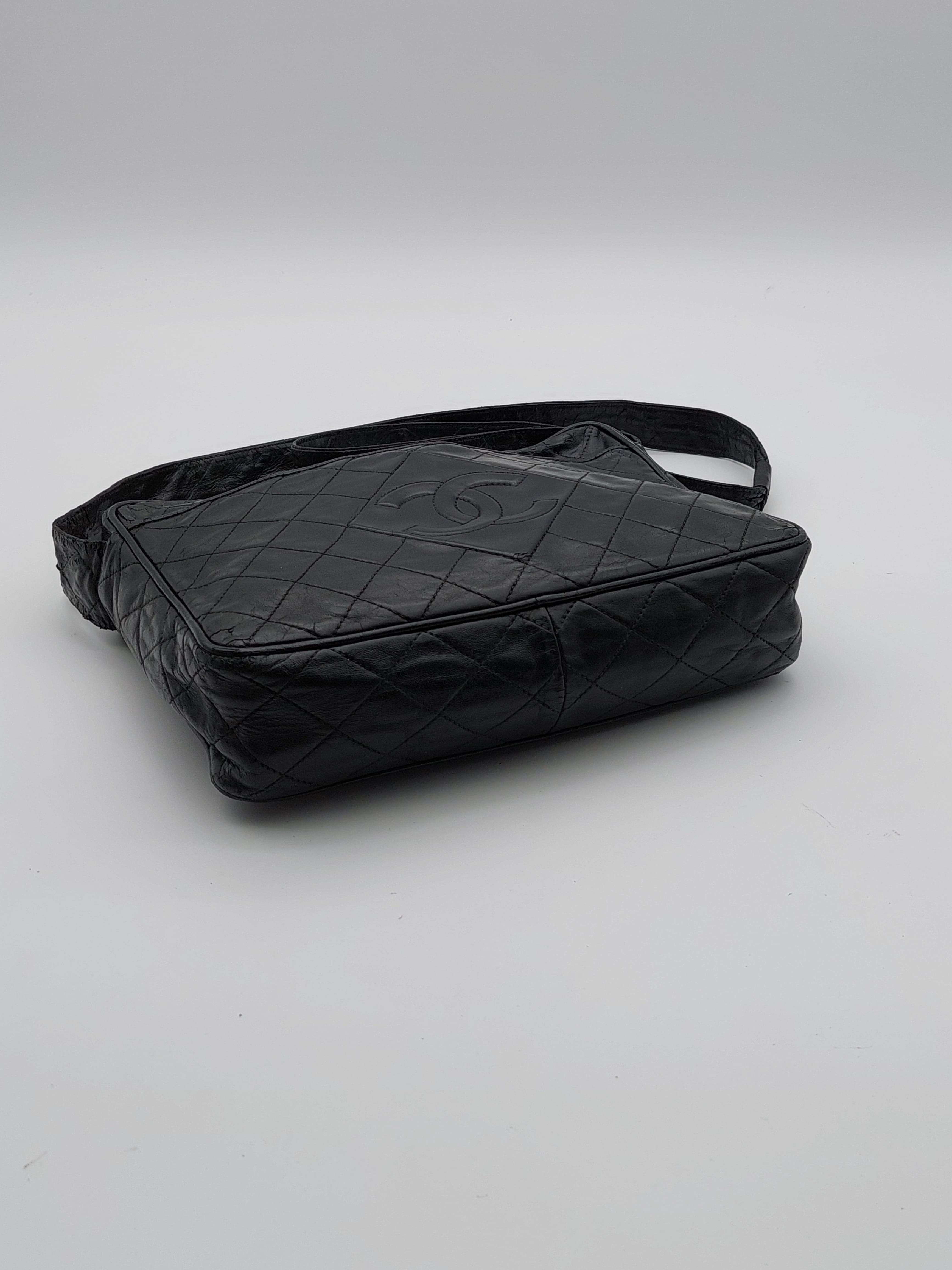 Chanel CC Logo Quilted Camera Shoulderbag