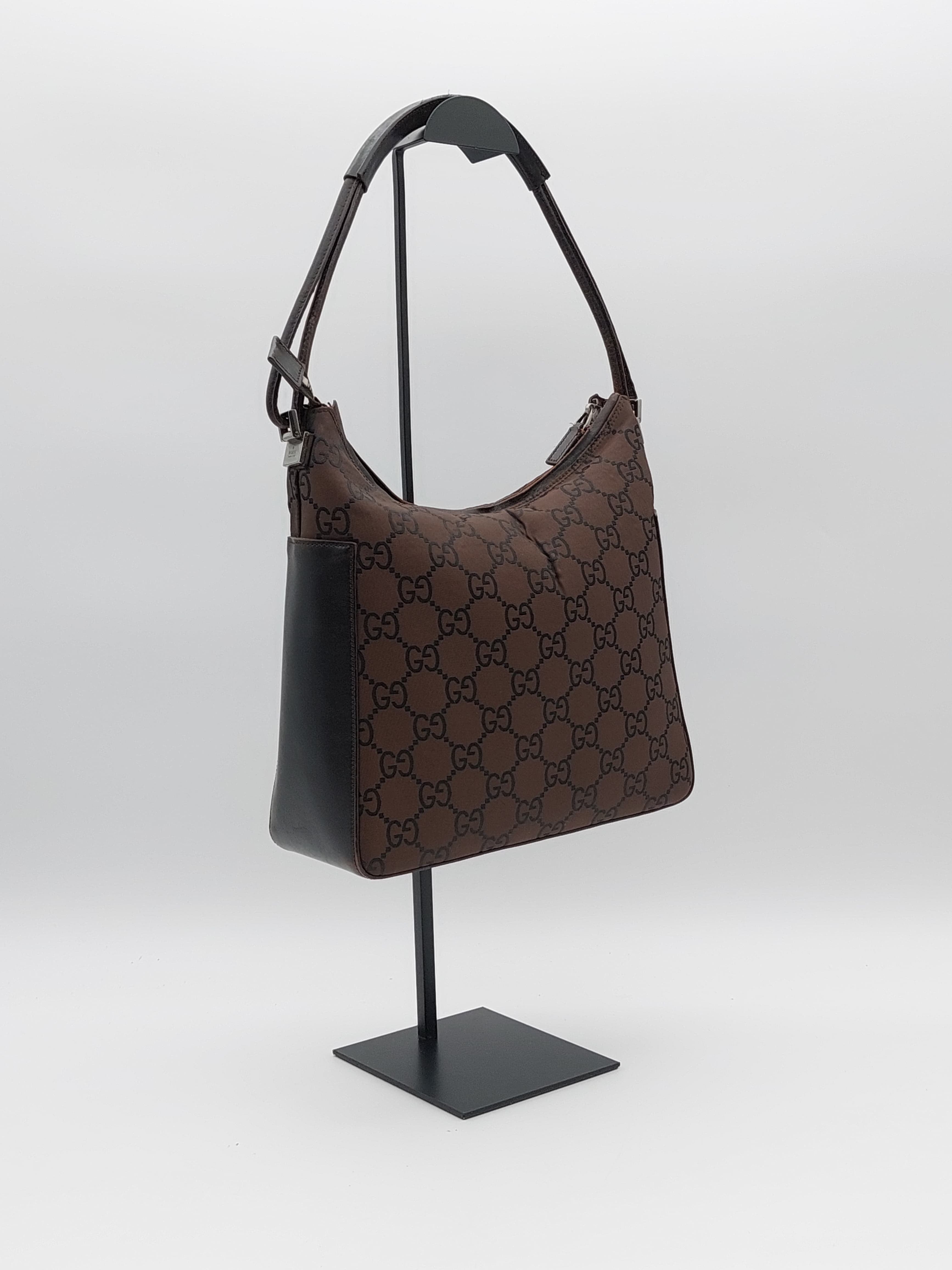 Gucci Clasp Hobo brown
