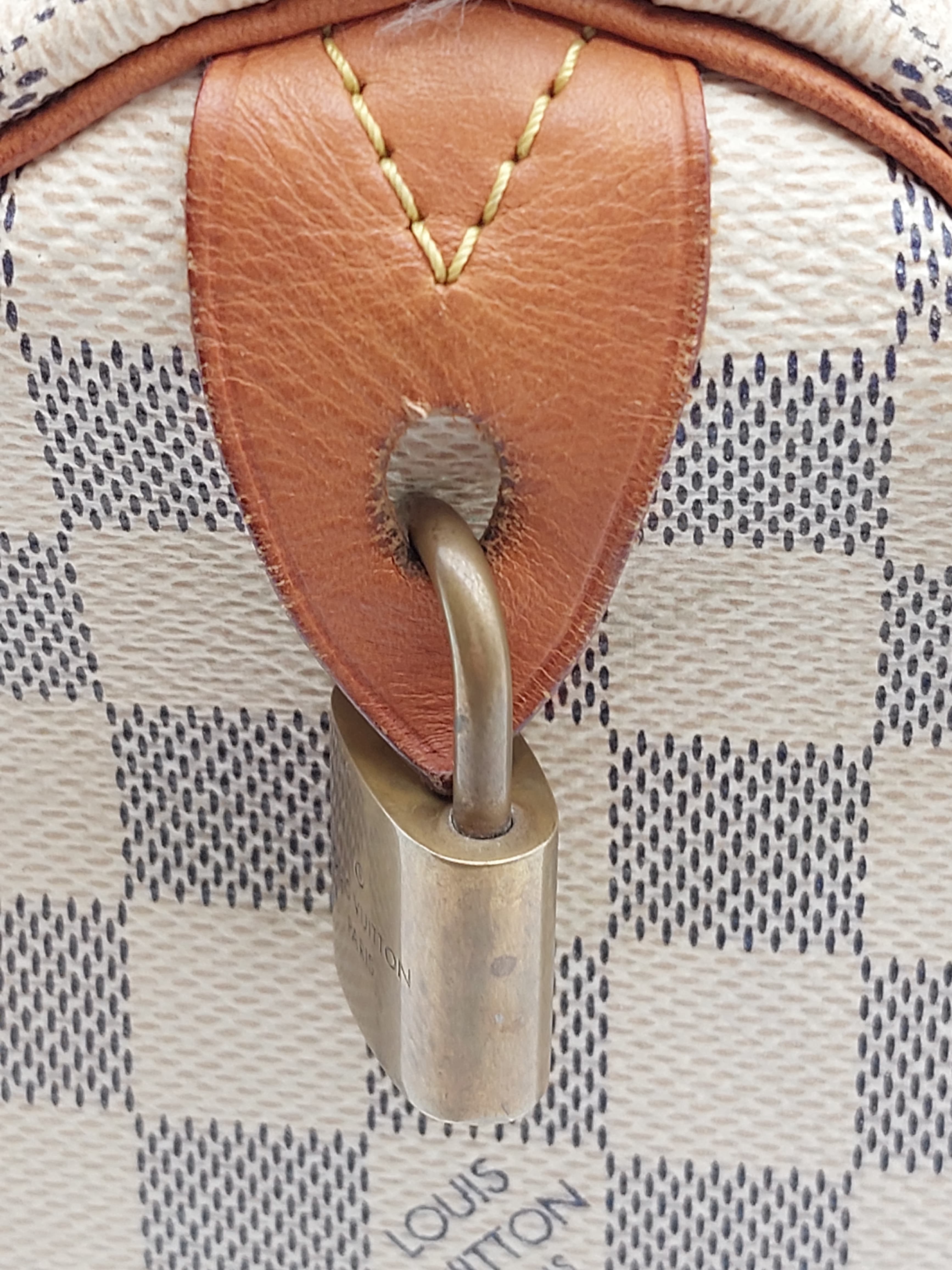 Speedy 25 Damier Azur