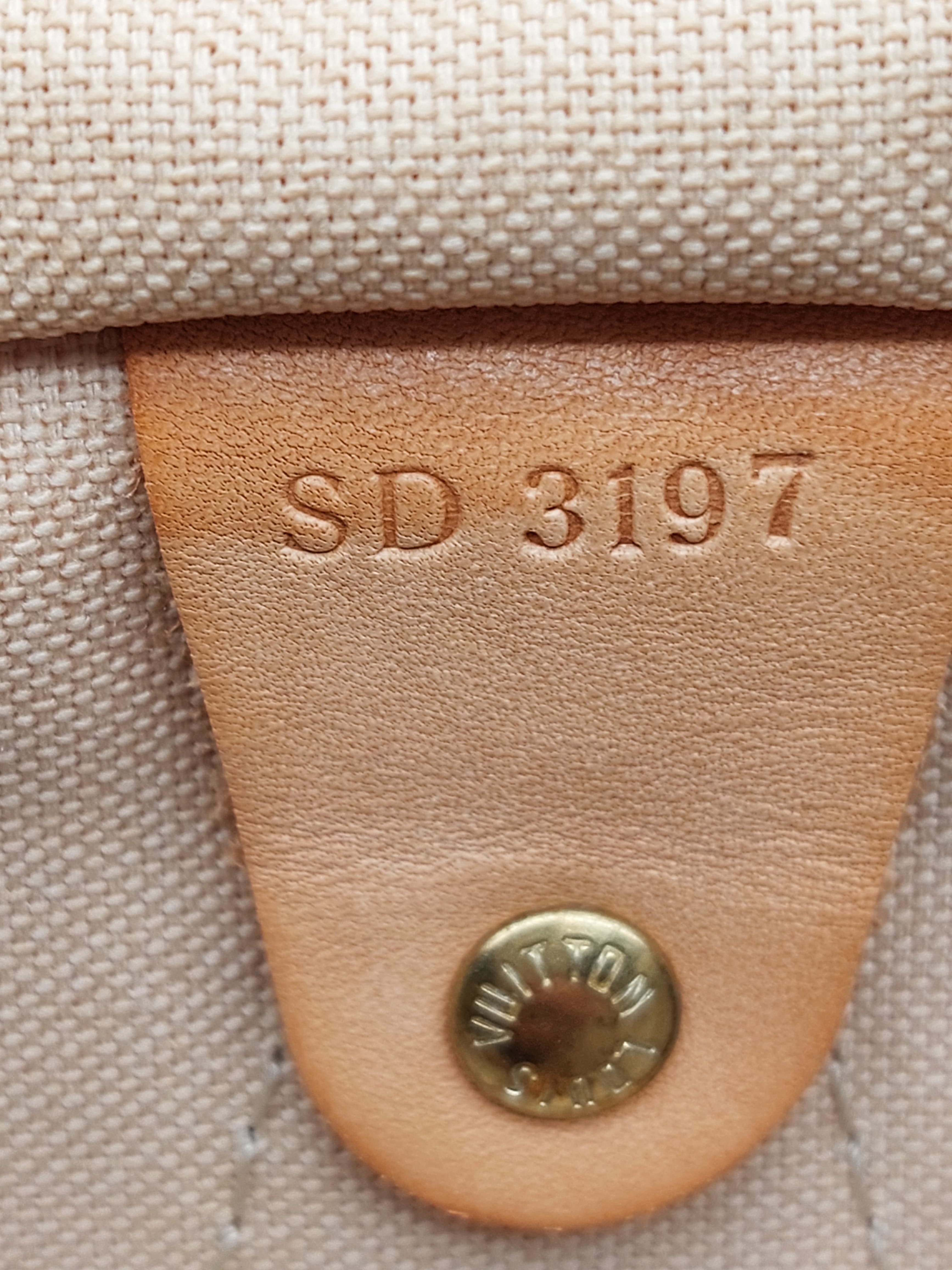 Speedy 30 Damier Azur