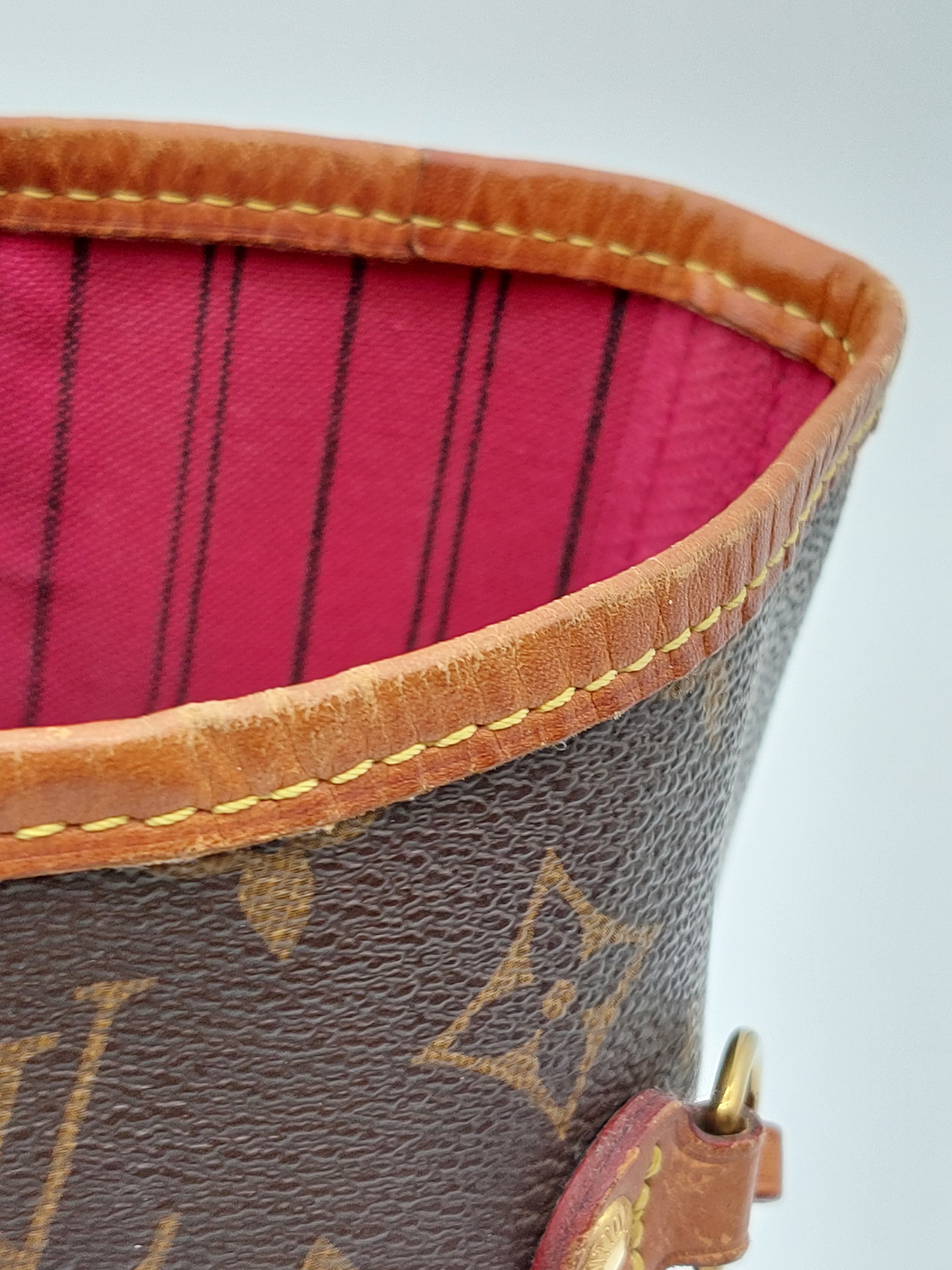 Neverfull MM Fuchsia