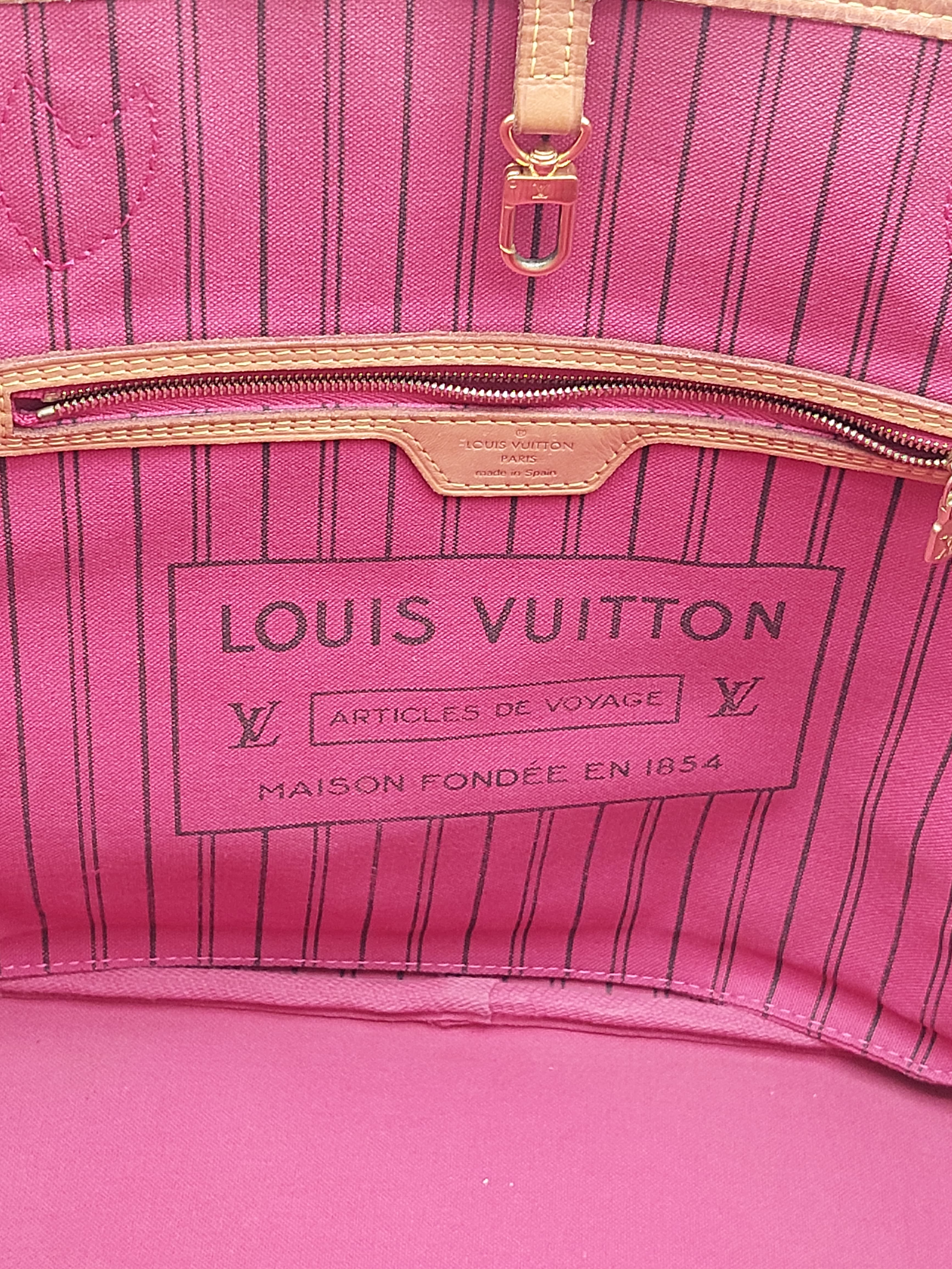 Neverfull MM Fuchsia