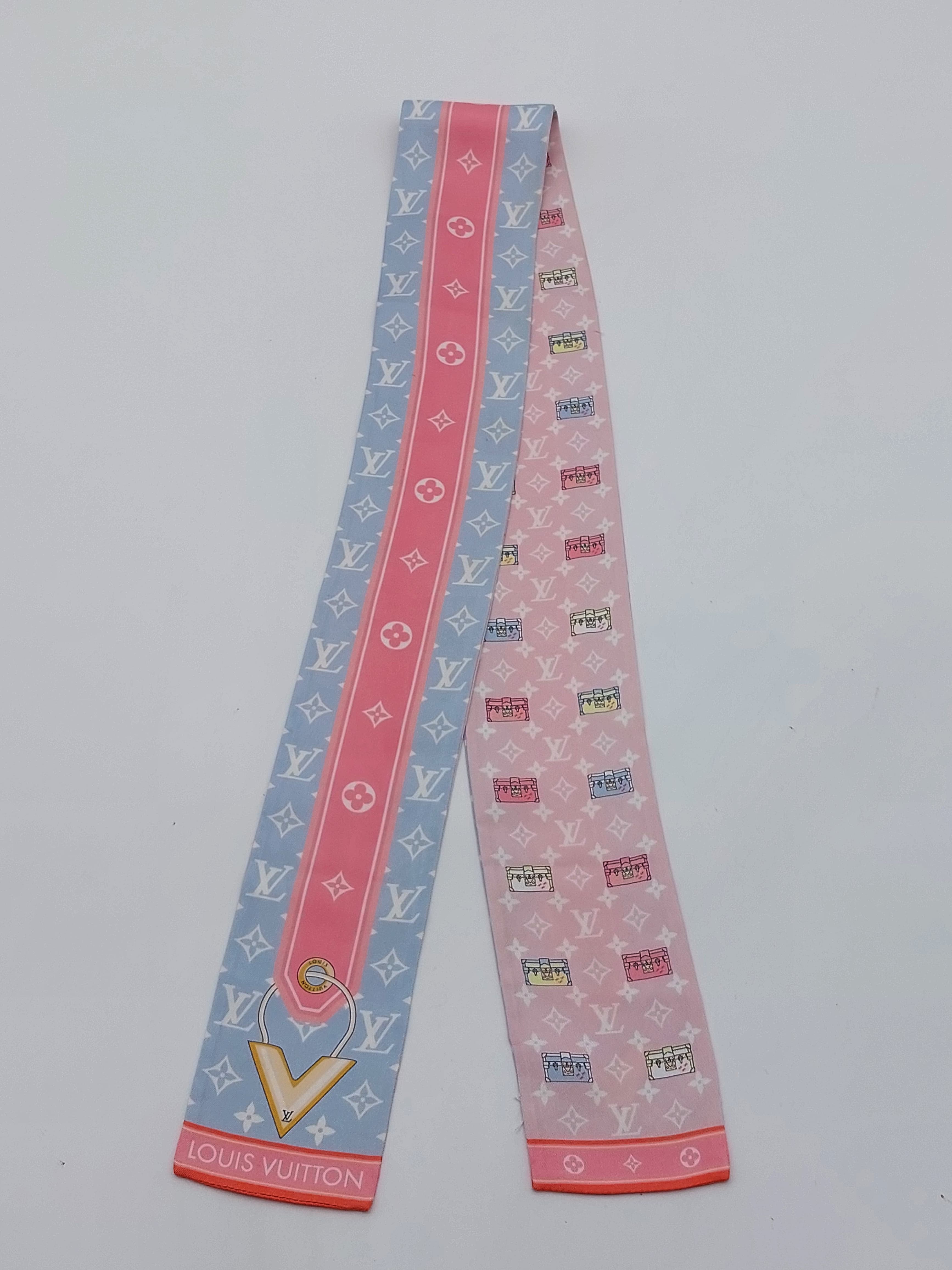 Bandeau light blue/pink