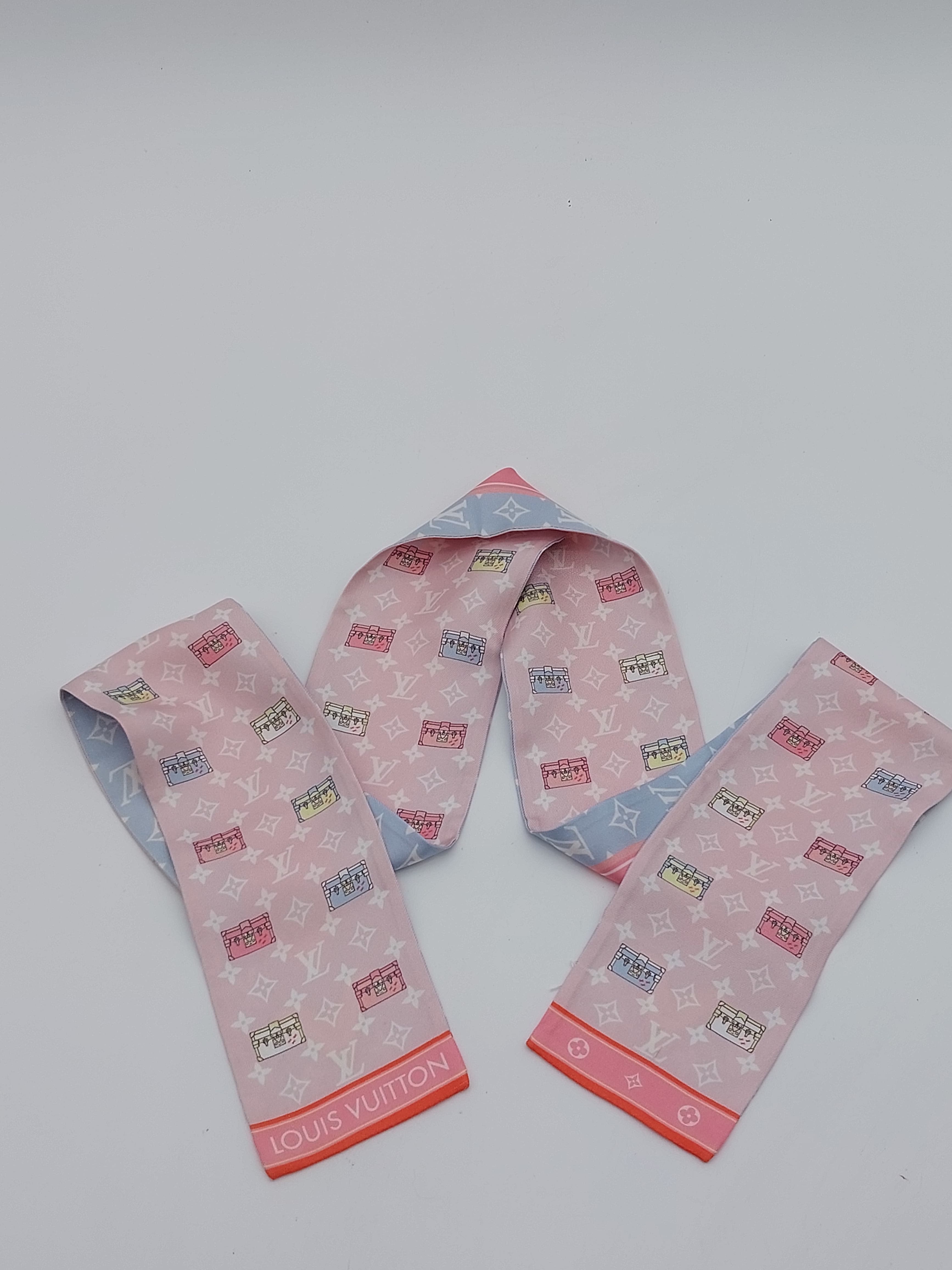 Bandeau light blue/pink