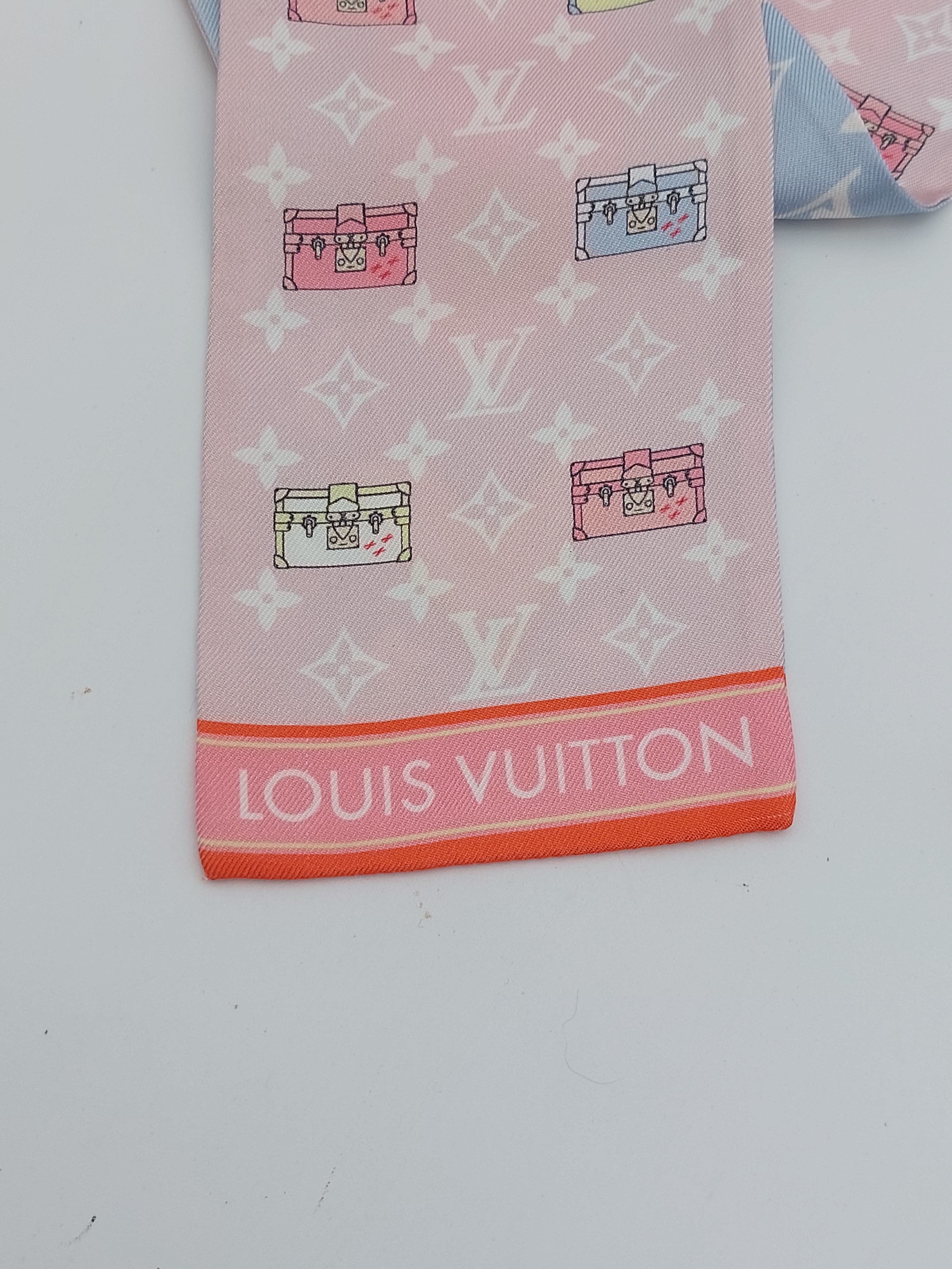 Bandeau light blue/pink