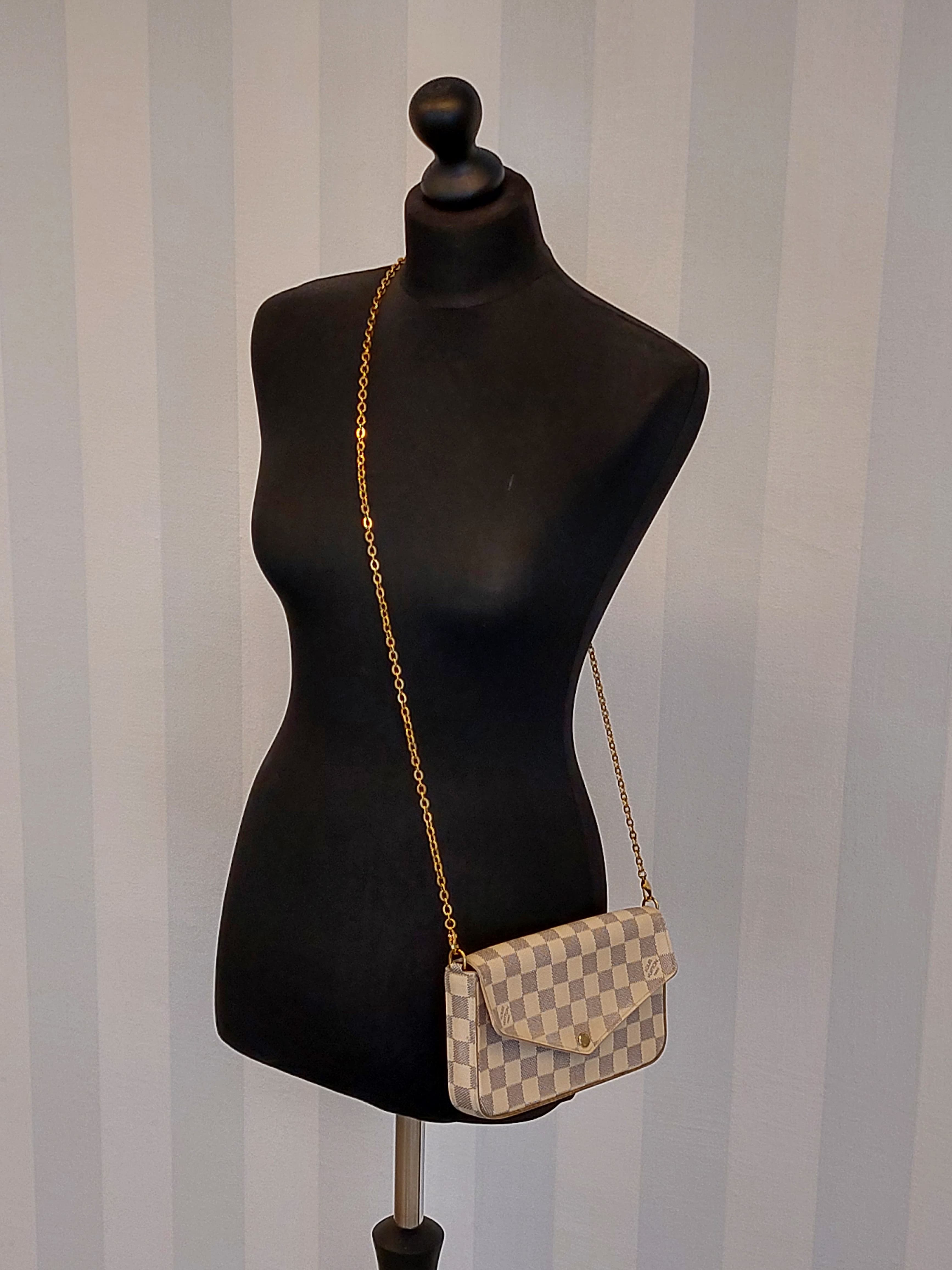 Félicie Pochette Damier Azur