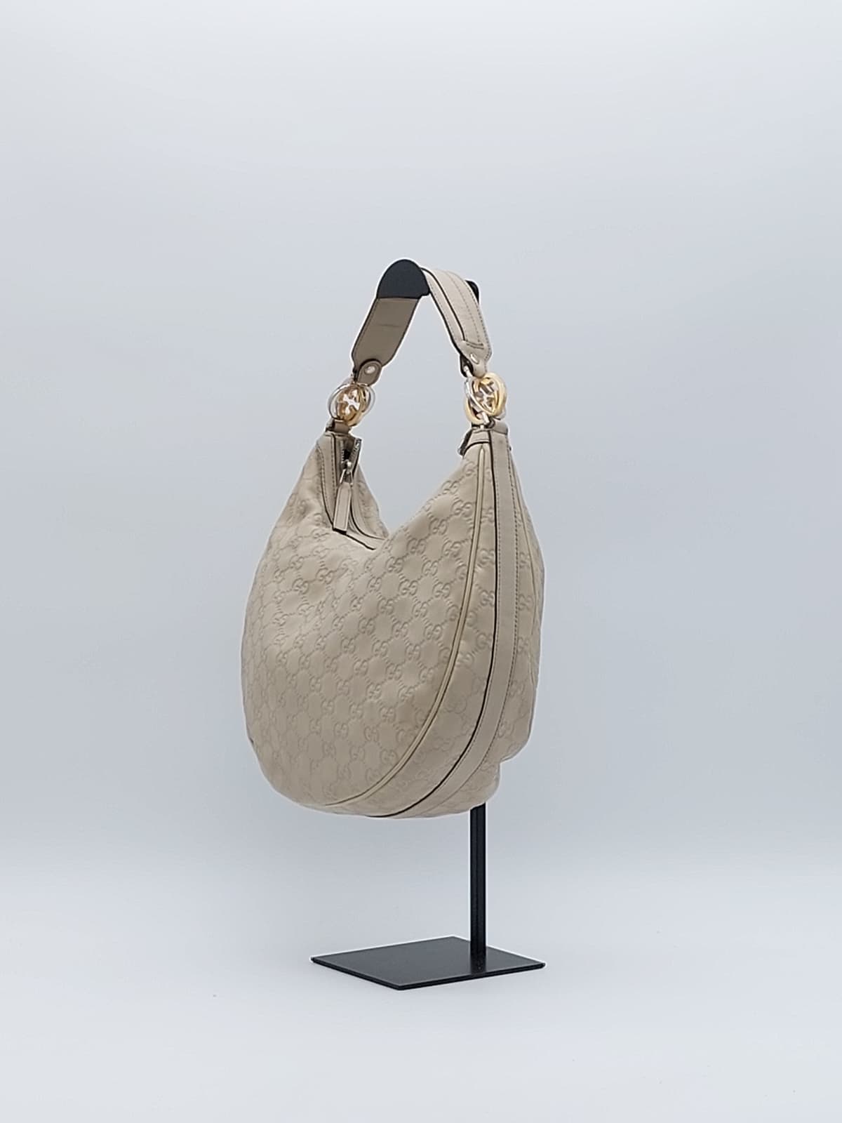 Guccissima GG Twins Hobo