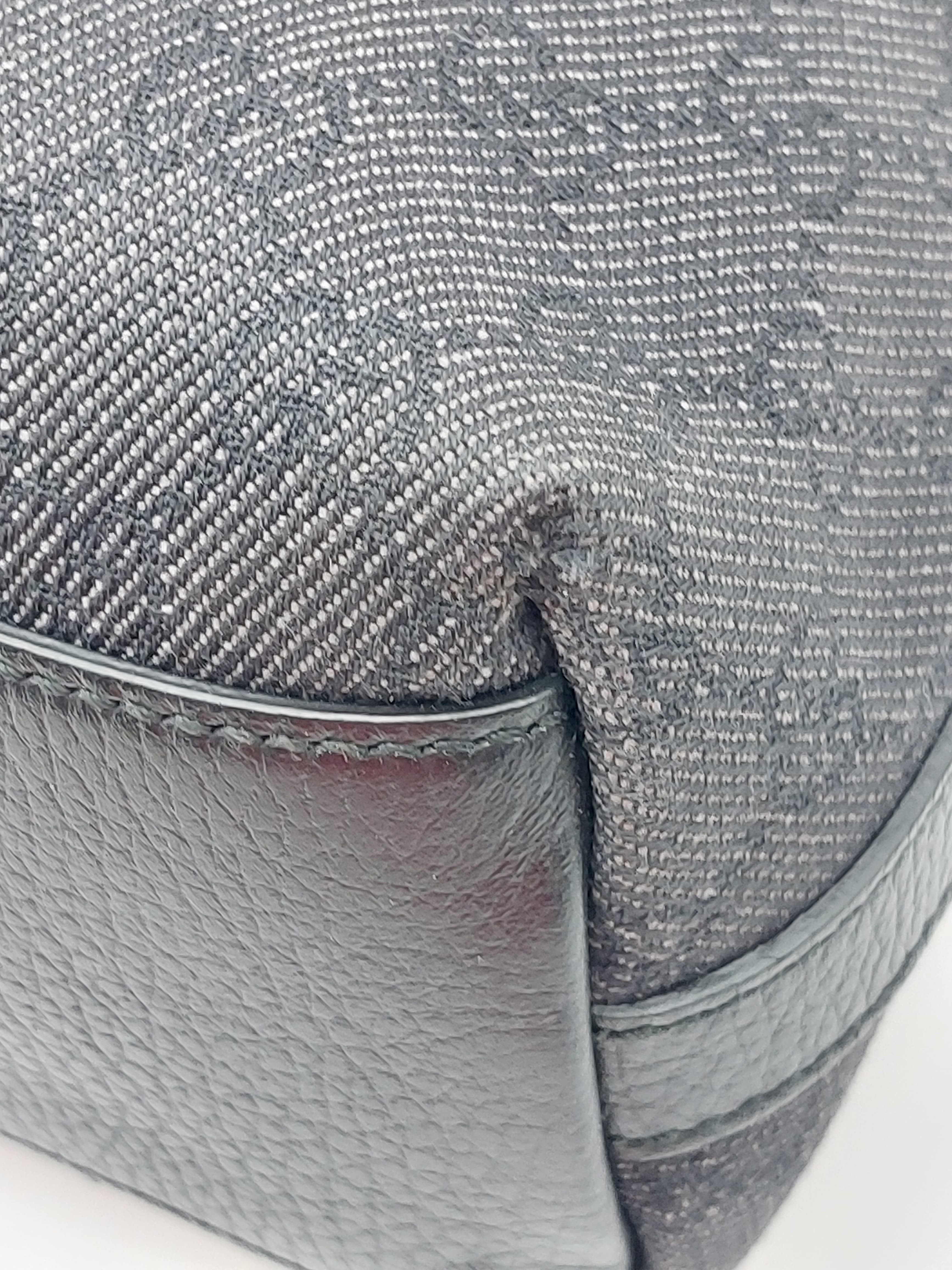 GG Canvas Hobo black/grey