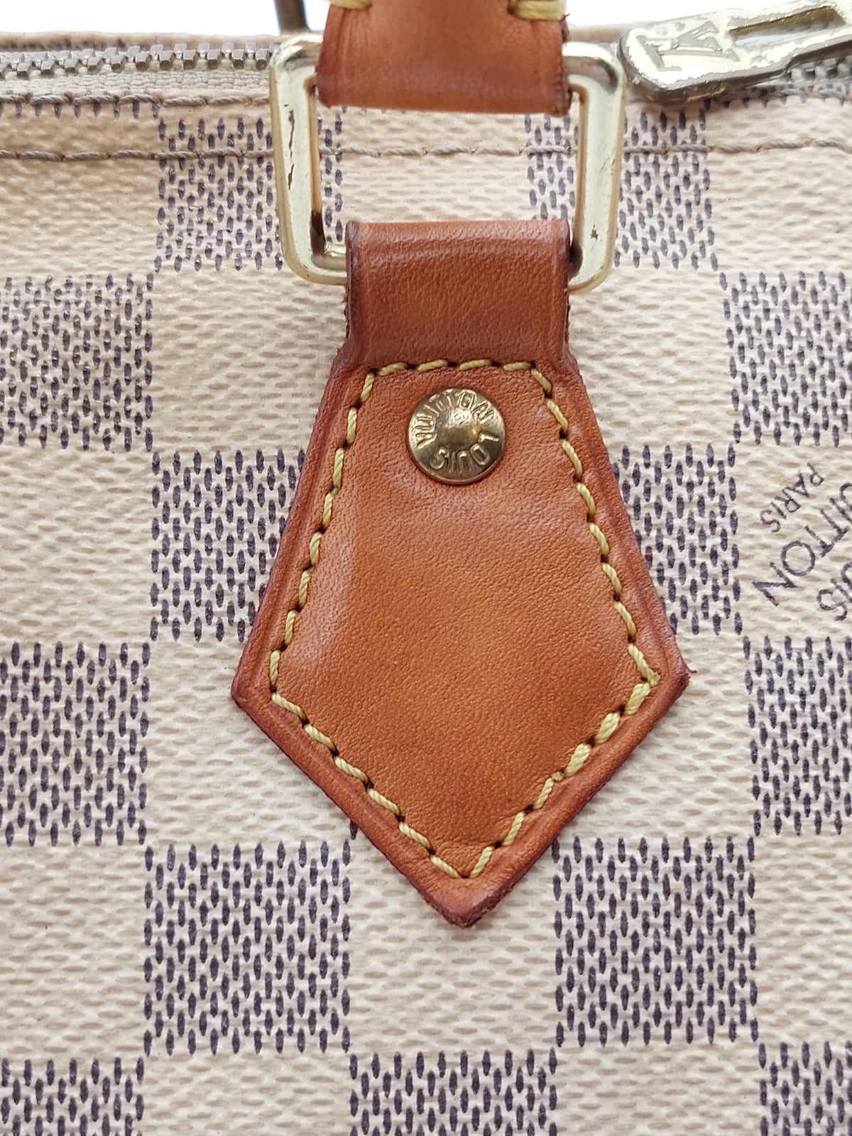 Speedy 25 Bandouliere Damier Azur