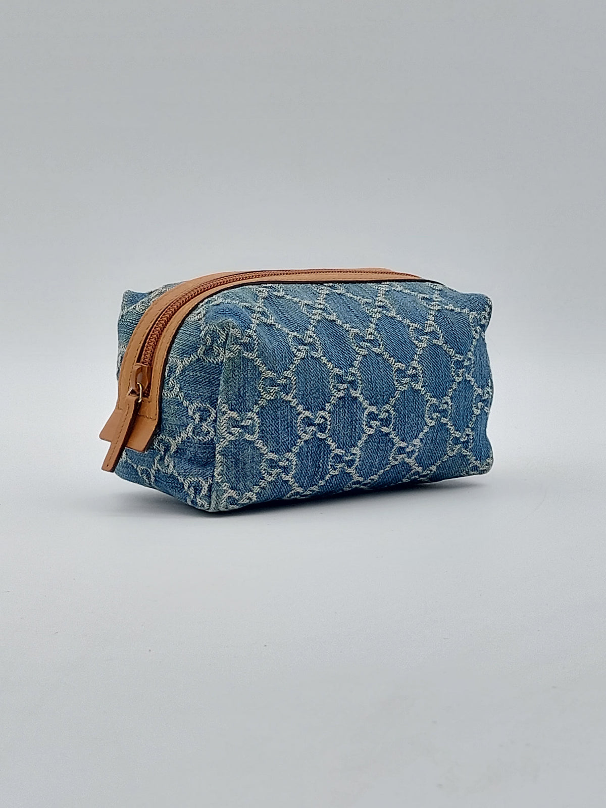 Denim Cosmetic Pouch