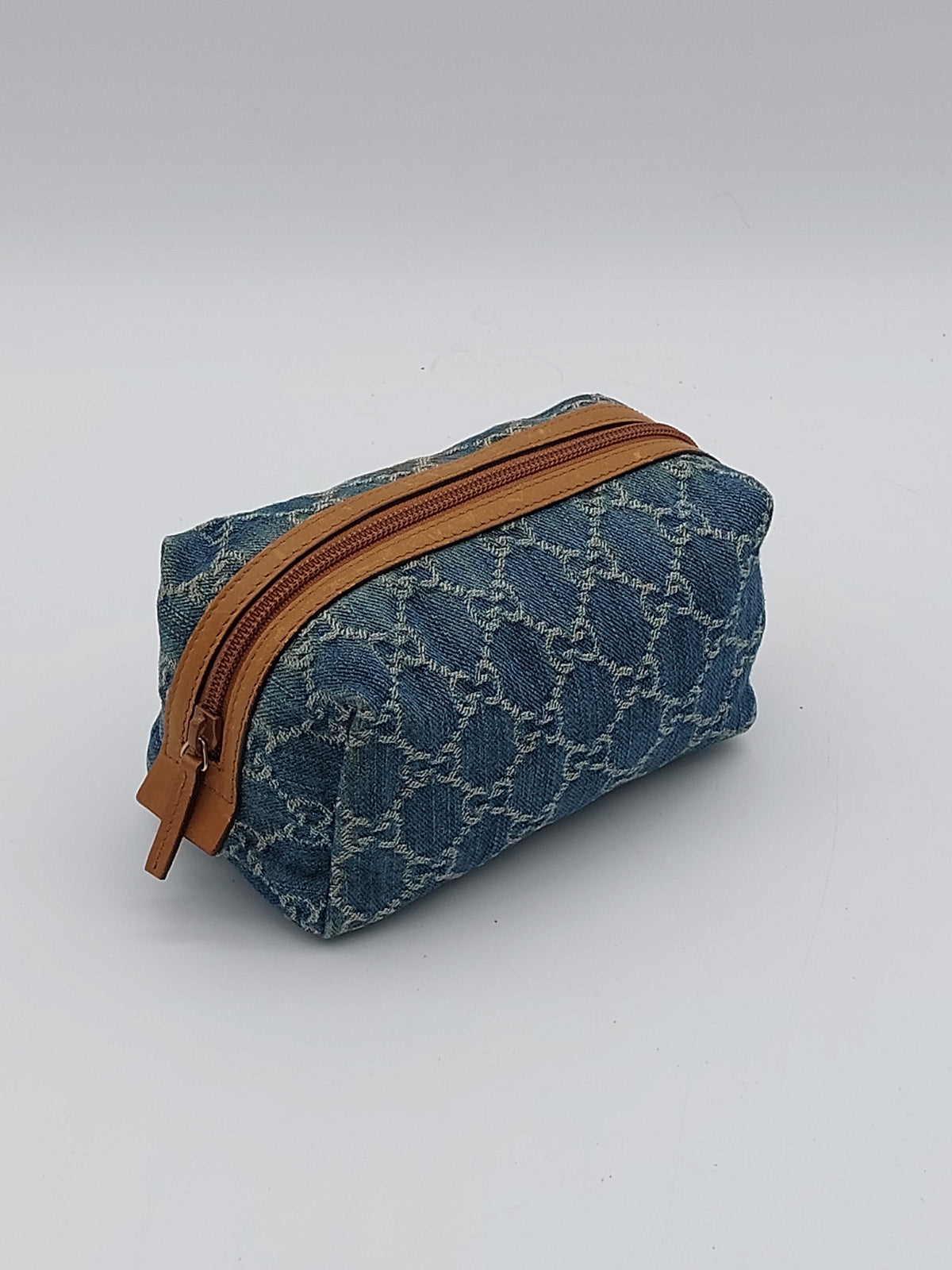 Denim Cosmetic Pouch