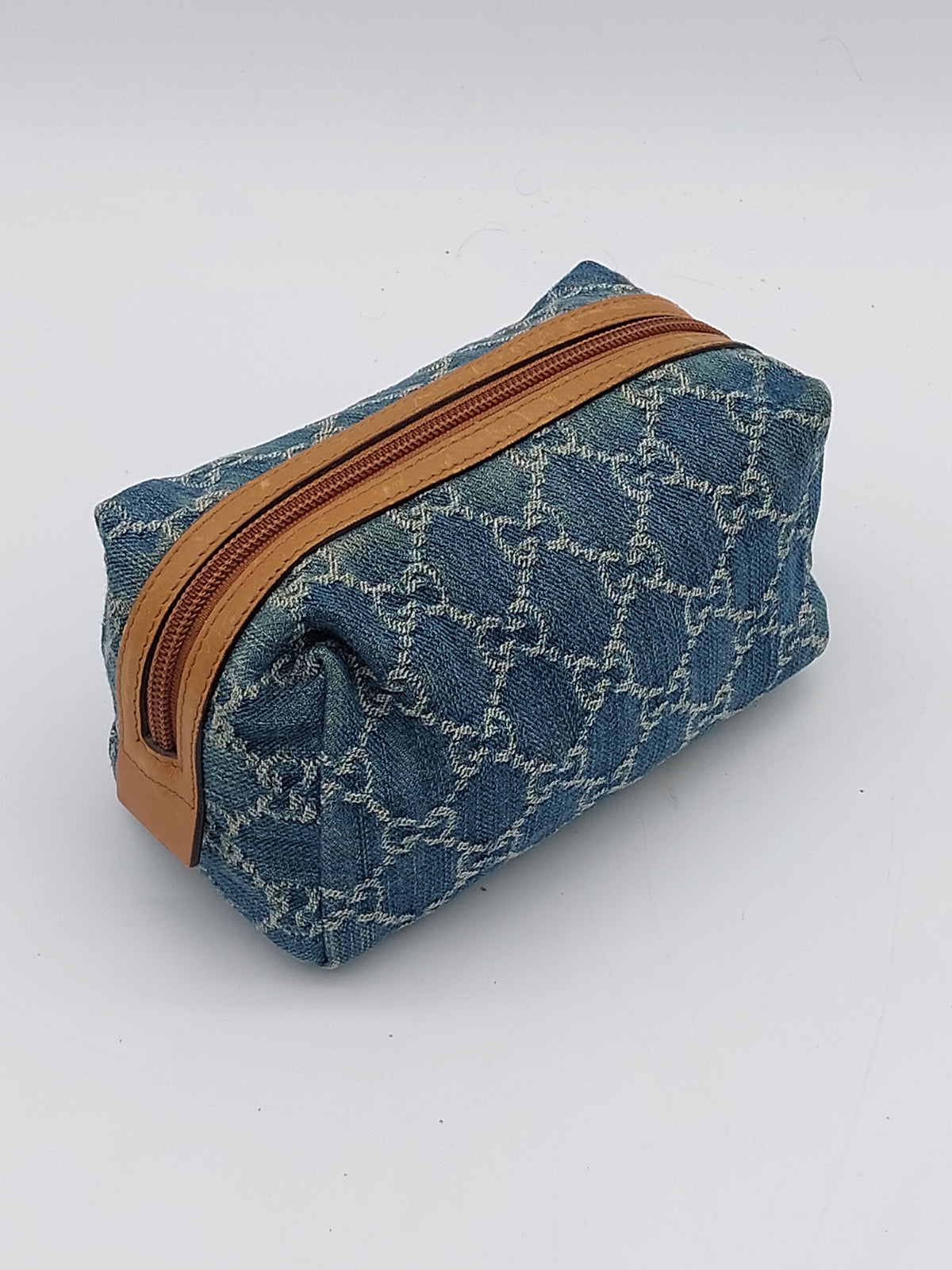 Denim Cosmetic Pouch