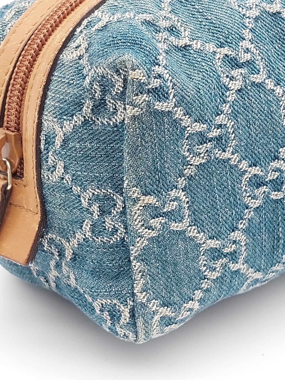 Denim Cosmetic Pouch
