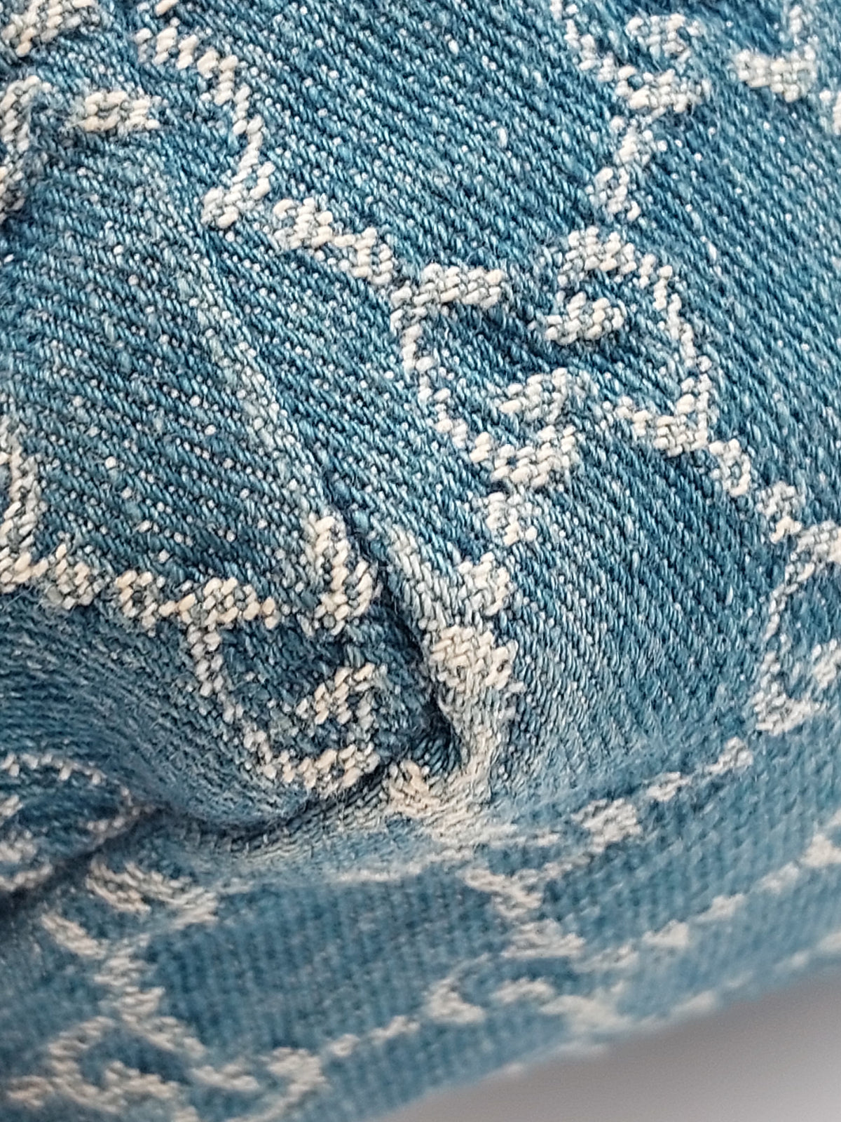 Denim Cosmetic Pouch