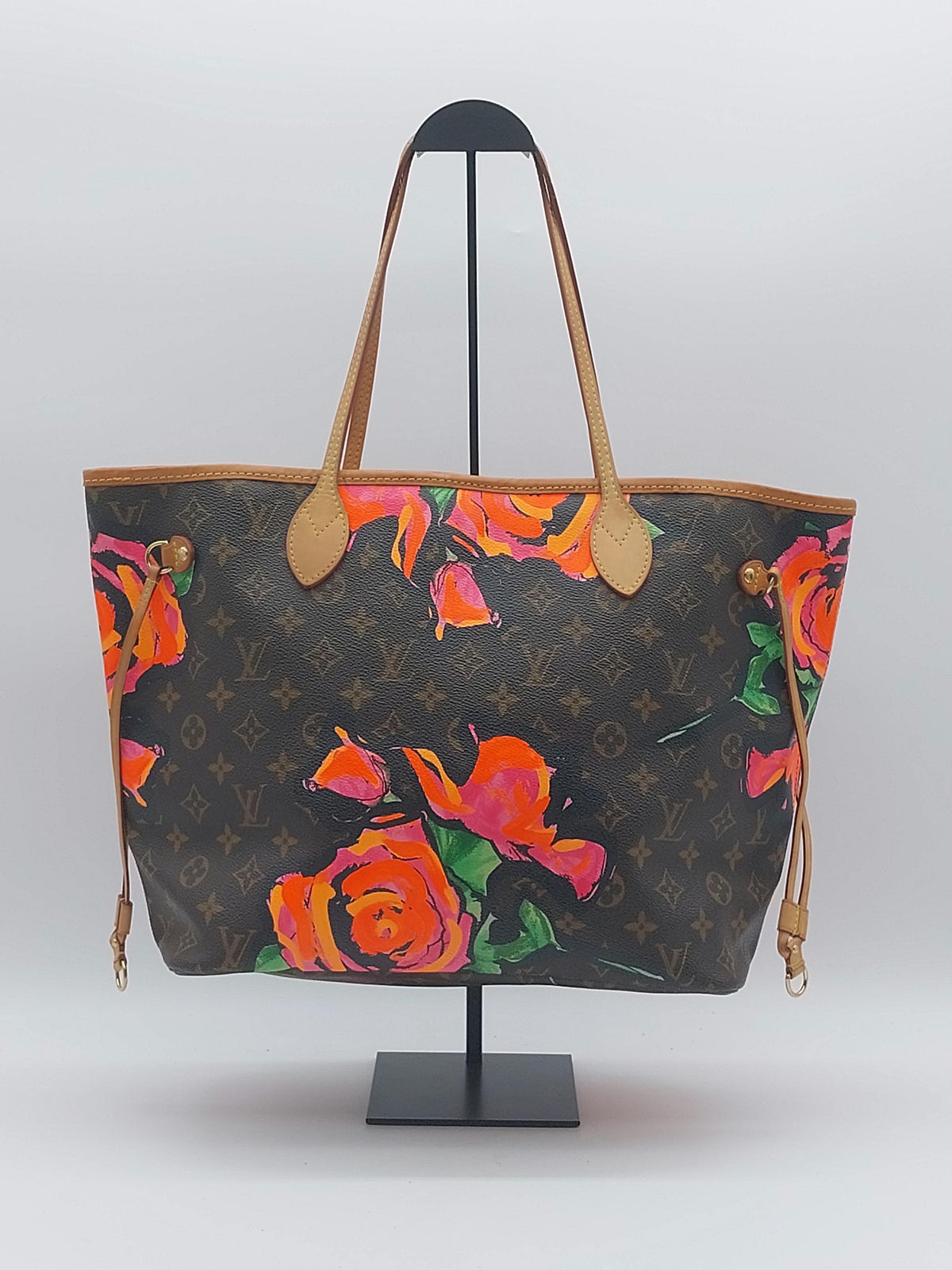 Neverfull MM Monogram Roses Stephen Sprouse limited edition