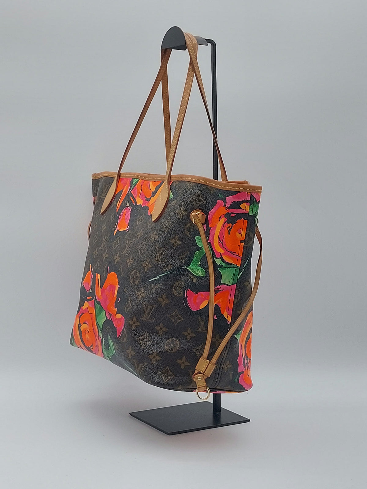 Neverfull MM Monogram Roses Stephen Sprouse limited edition