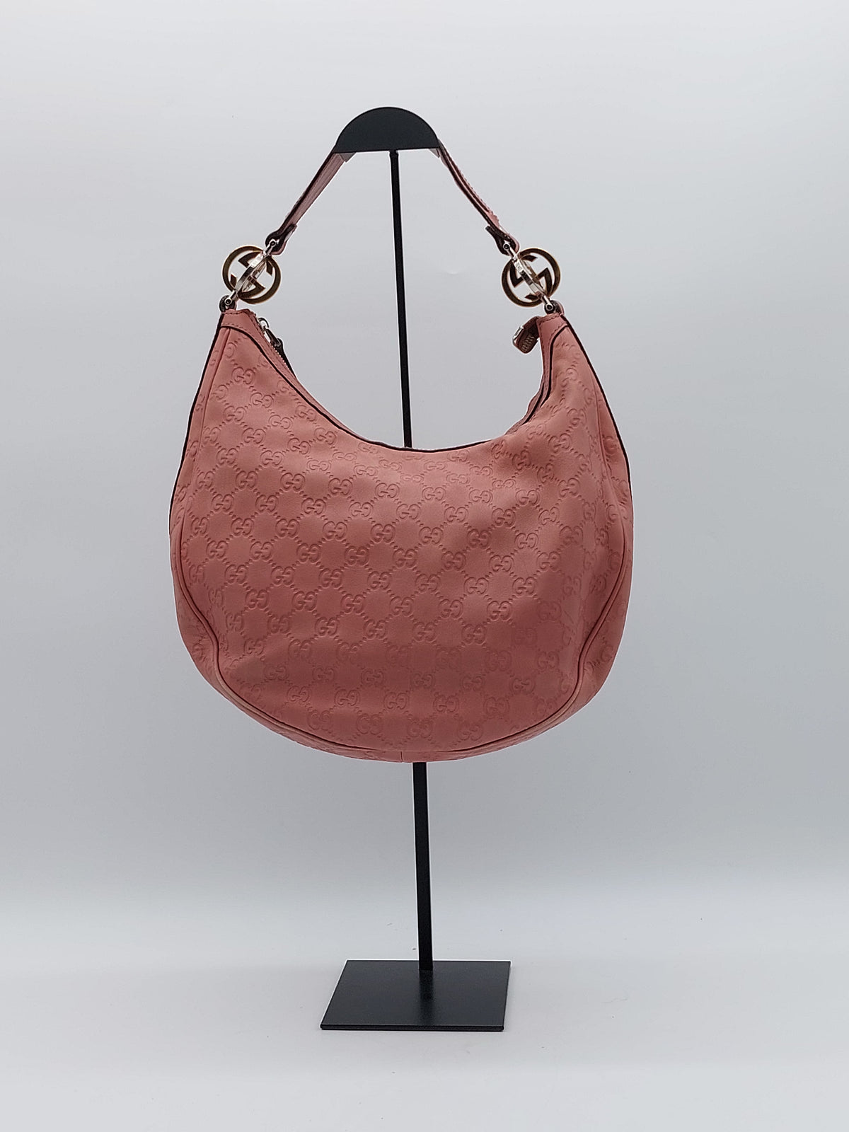 Guccissima GG Twins Medium Hobo