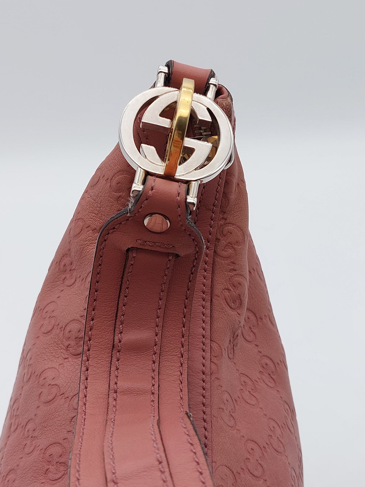 Guccissima GG Twins Medium Hobo