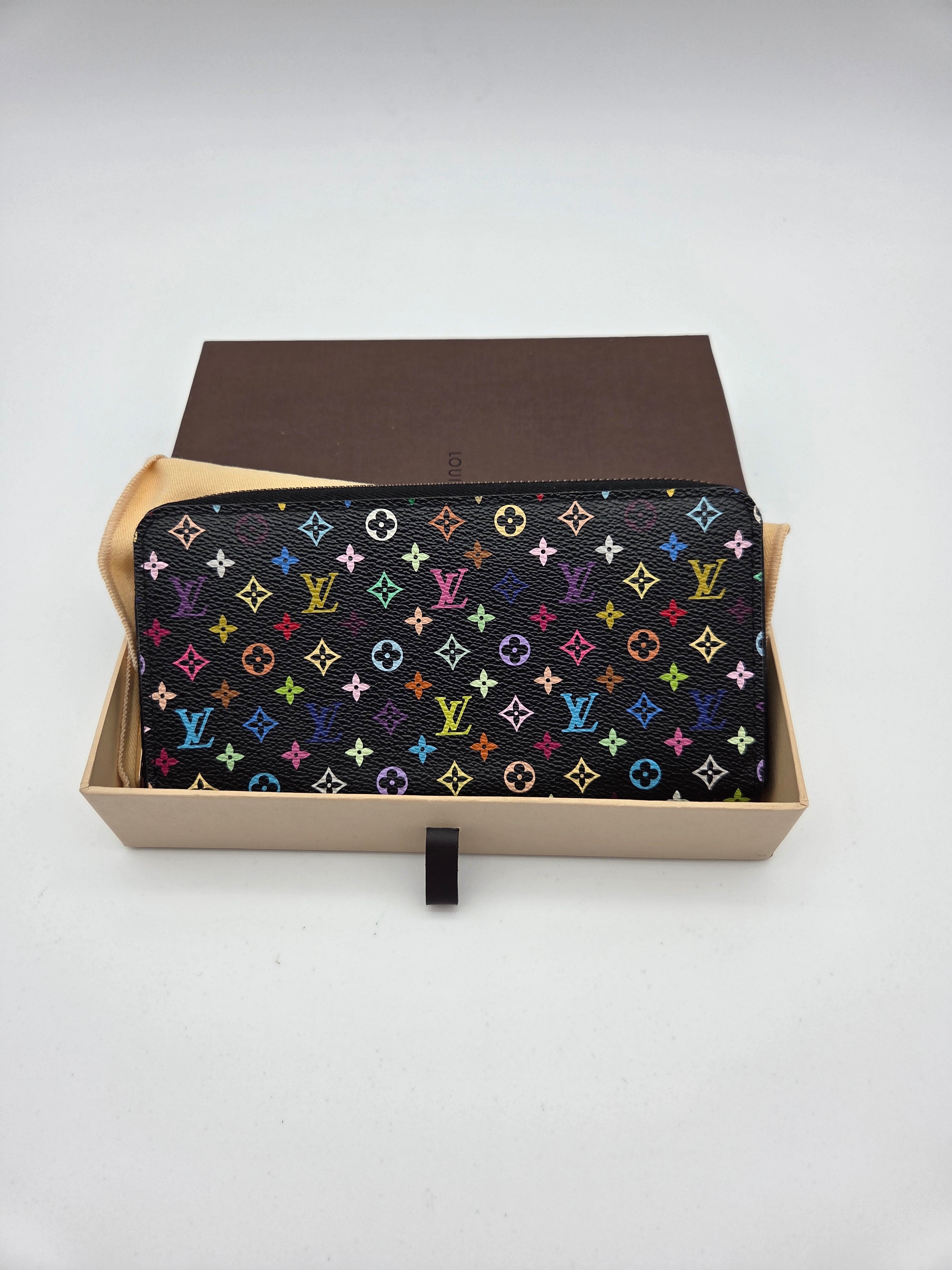Louis Vuitton Zippy Multicolour Black