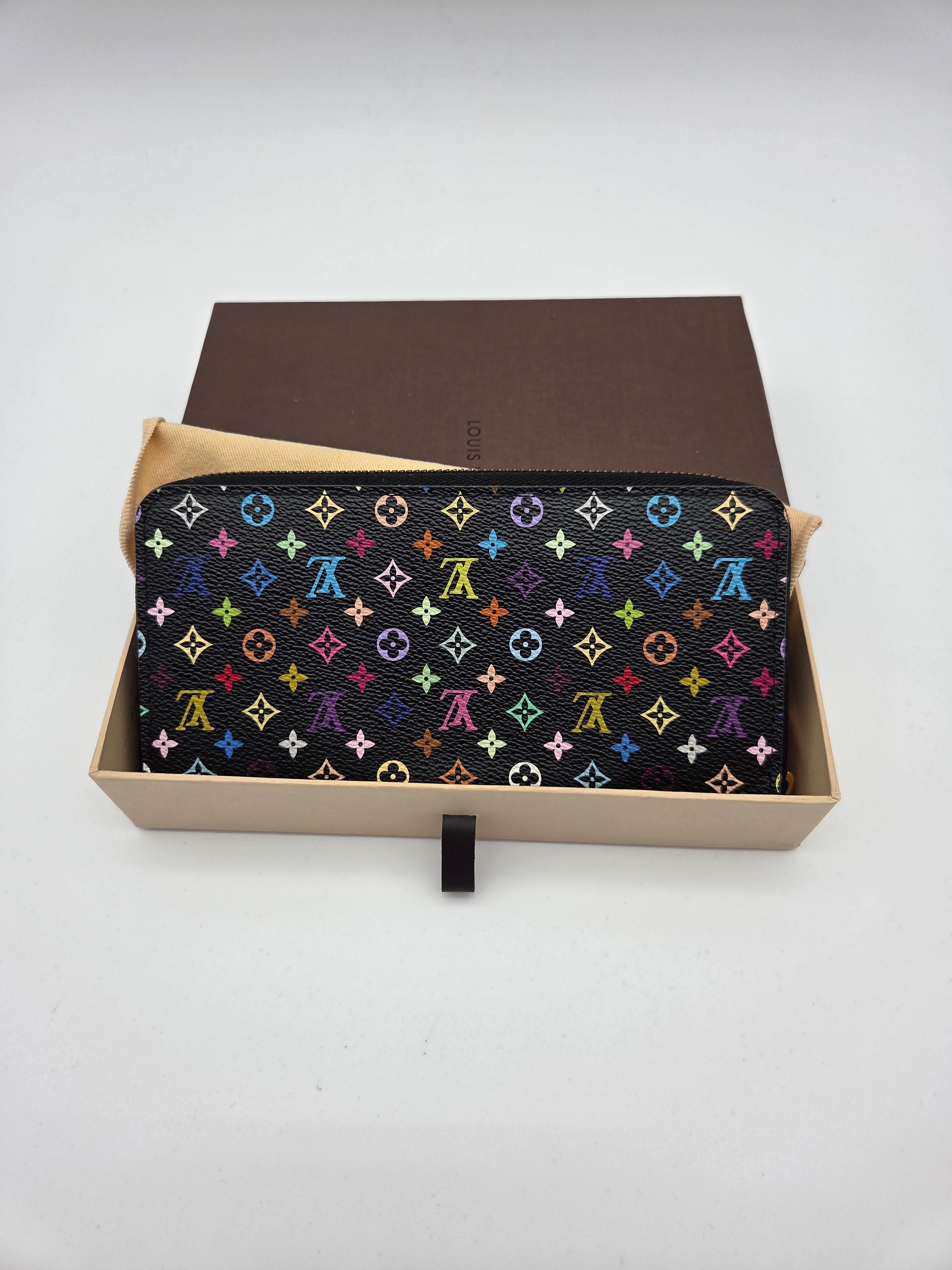 Louis Vuitton Zippy Multicolour Black