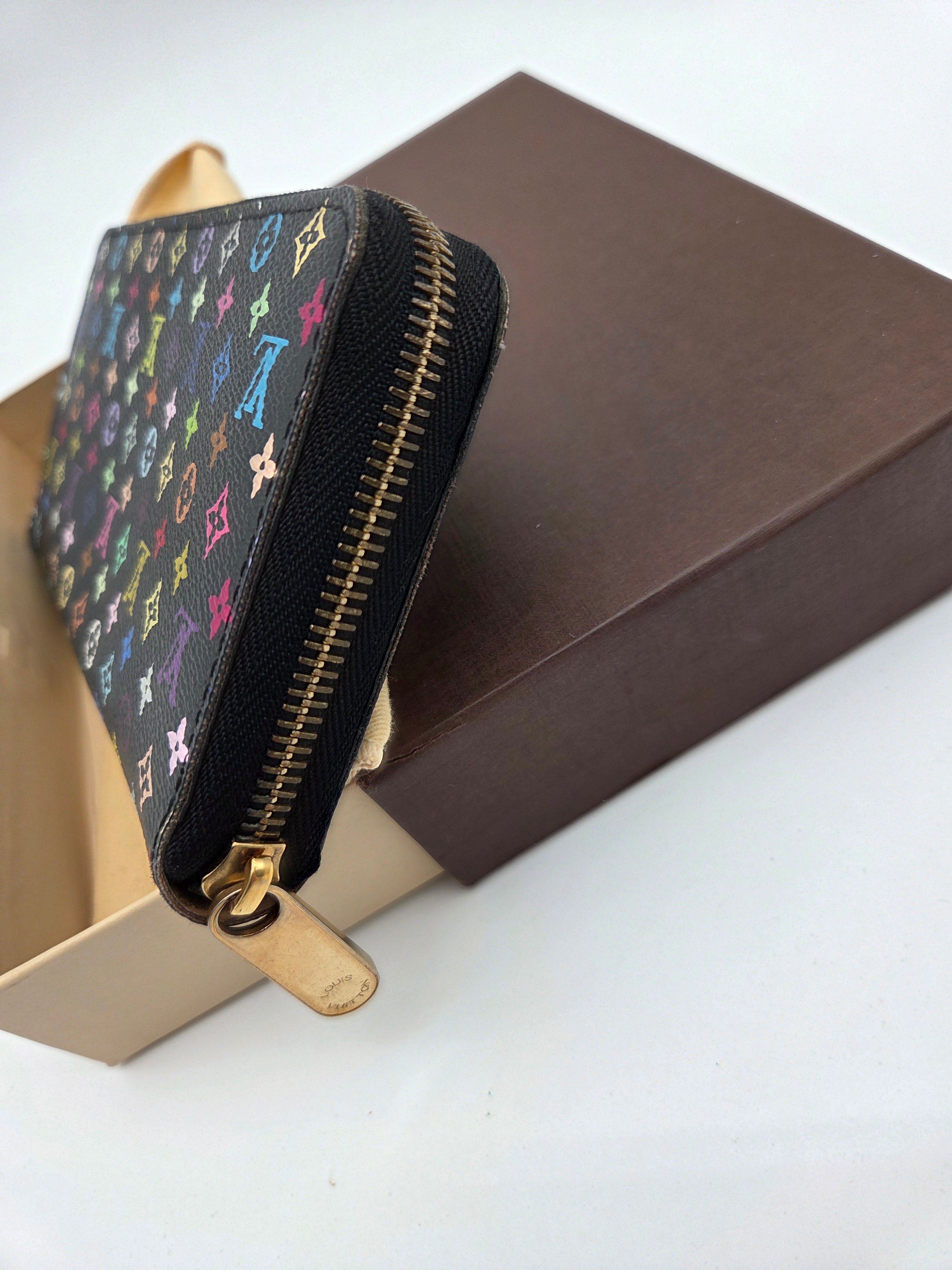 Louis Vuitton Zippy Multicolour Black