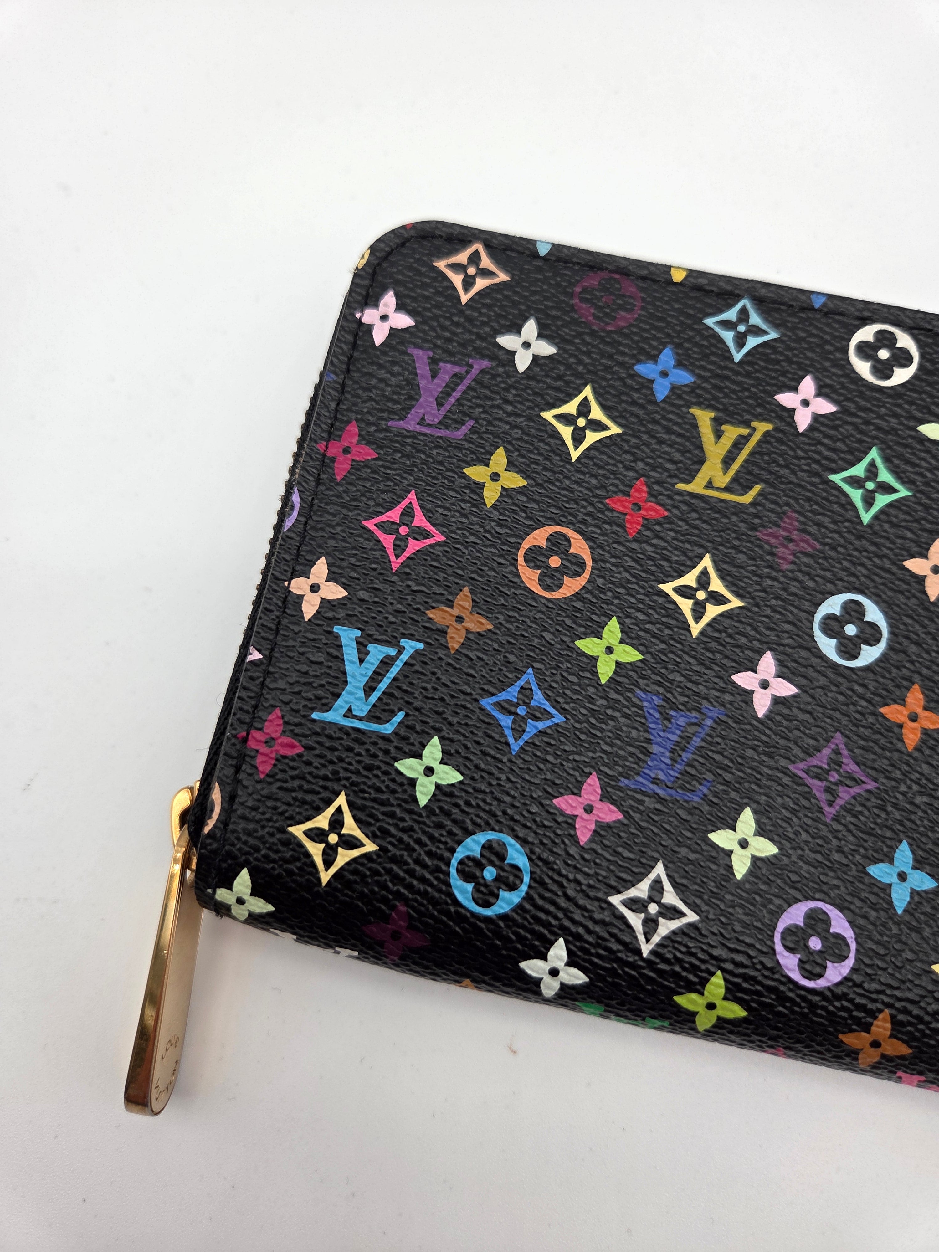 Louis Vuitton Zippy Multicolour Black