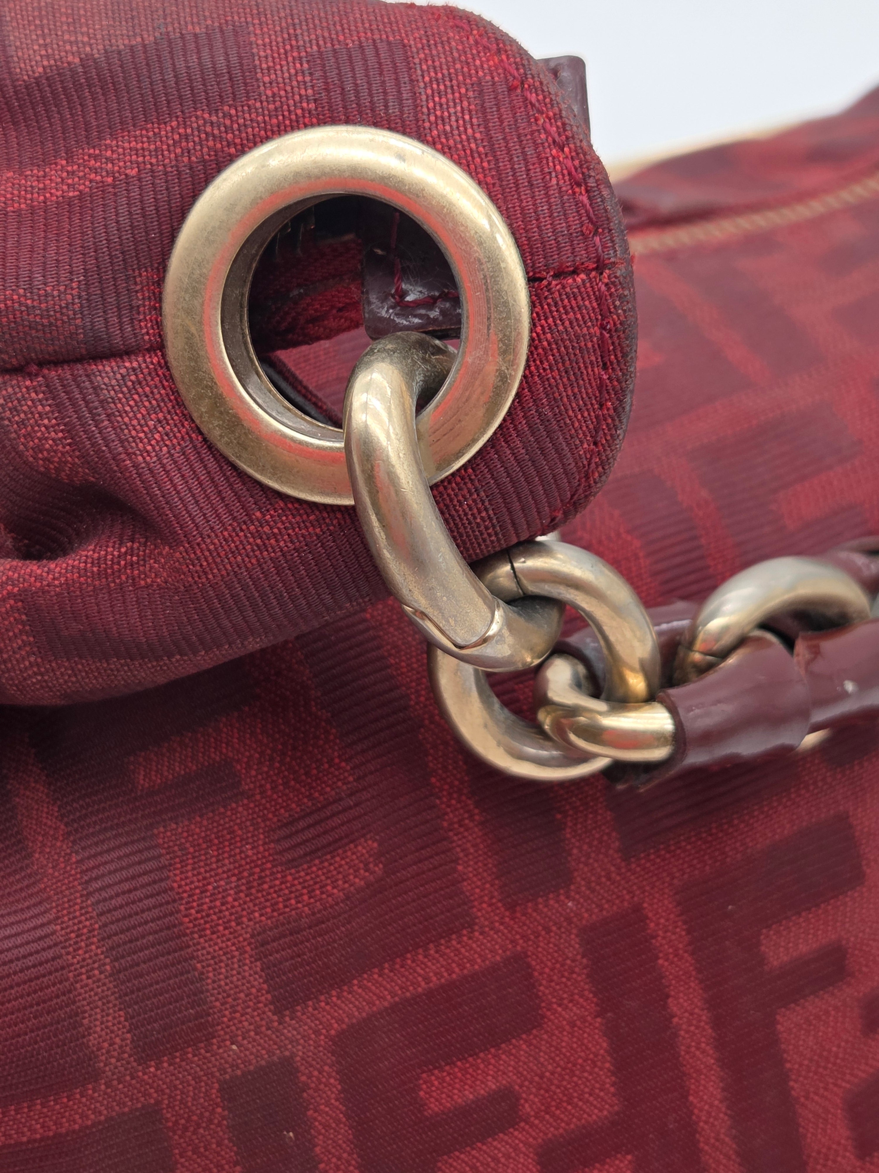 Chef Hobo Bag Burgundy Zucca