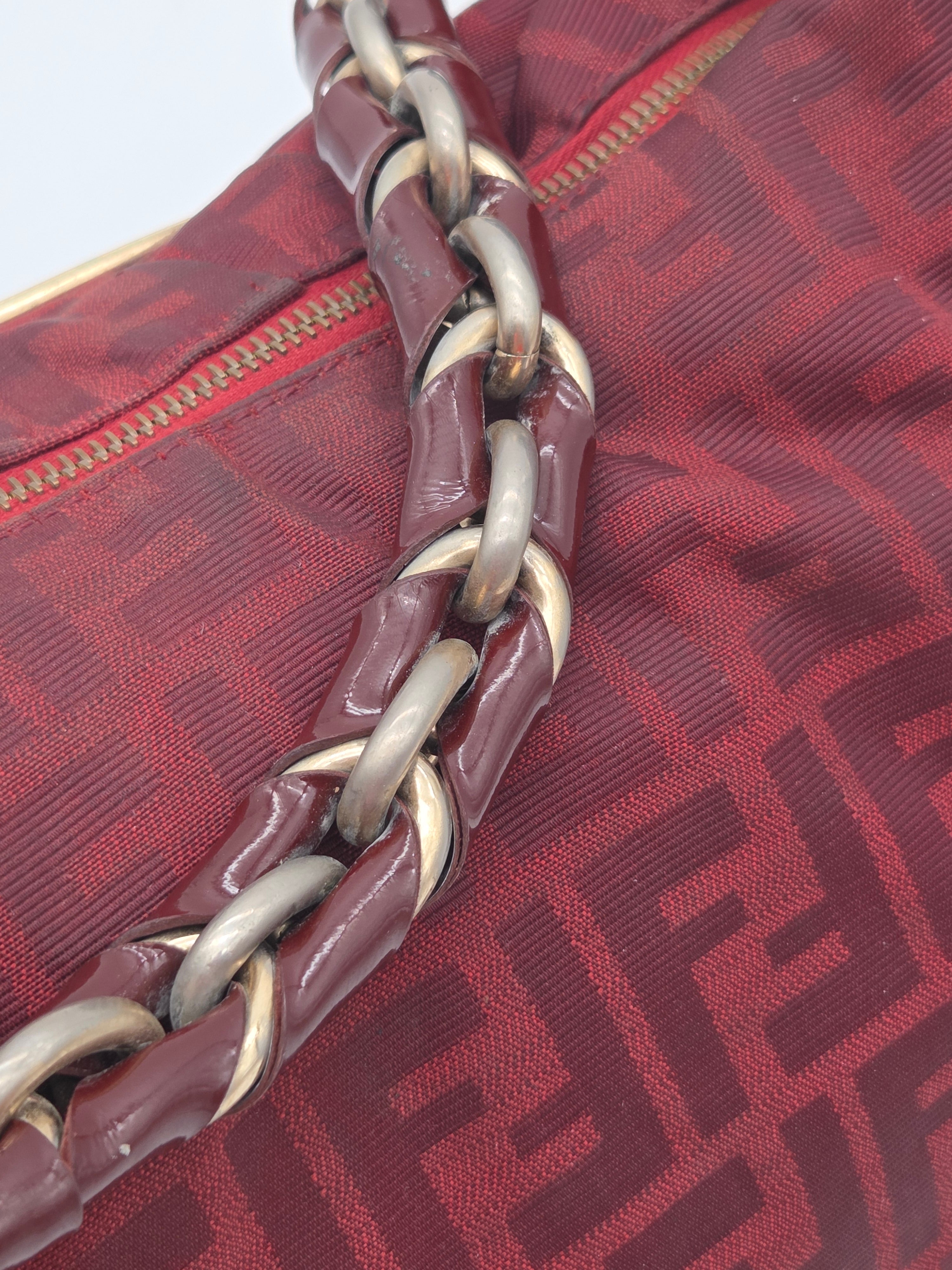 Chef Hobo Bag Burgundy Zucca
