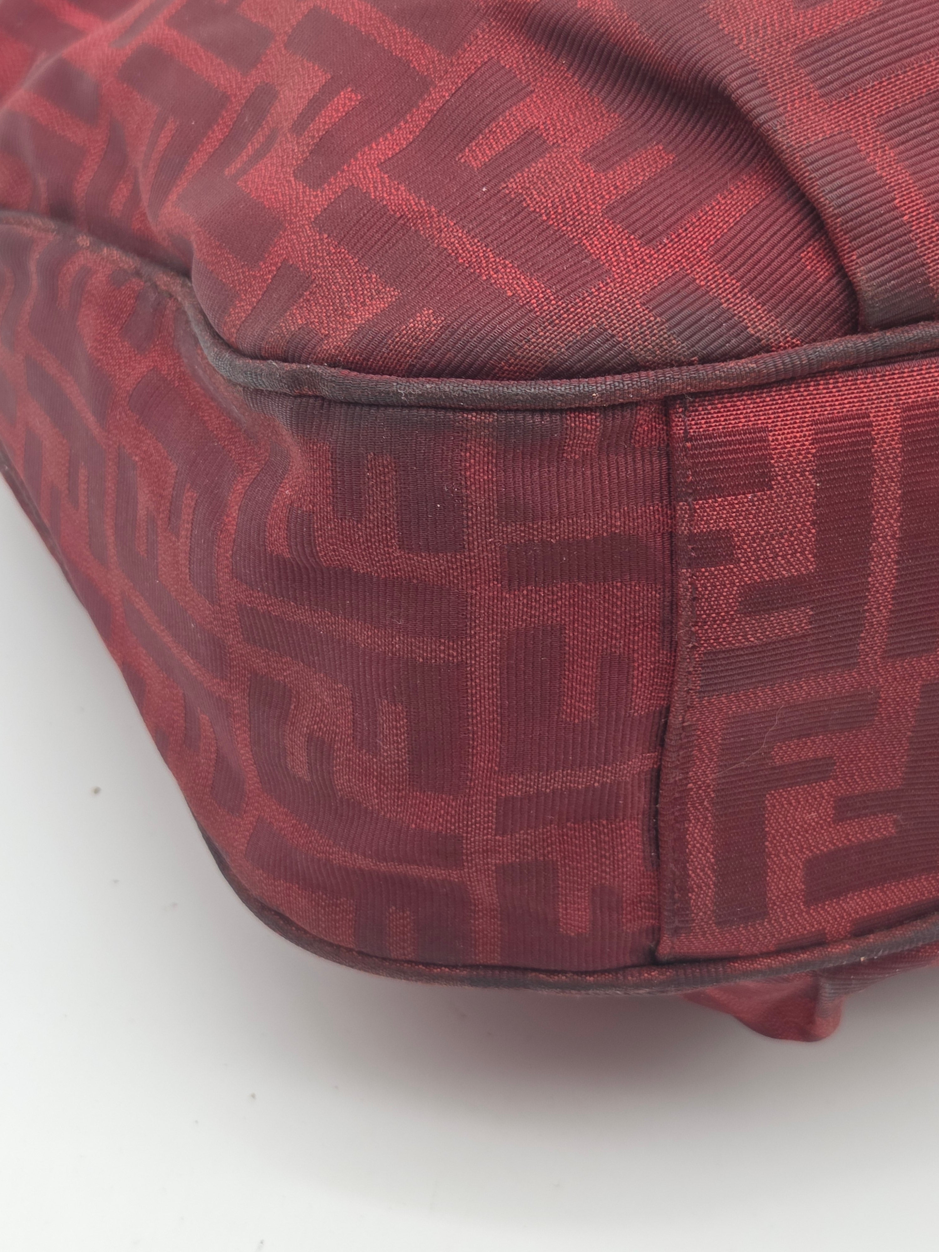 Chef Hobo Bag Burgundy Zucca