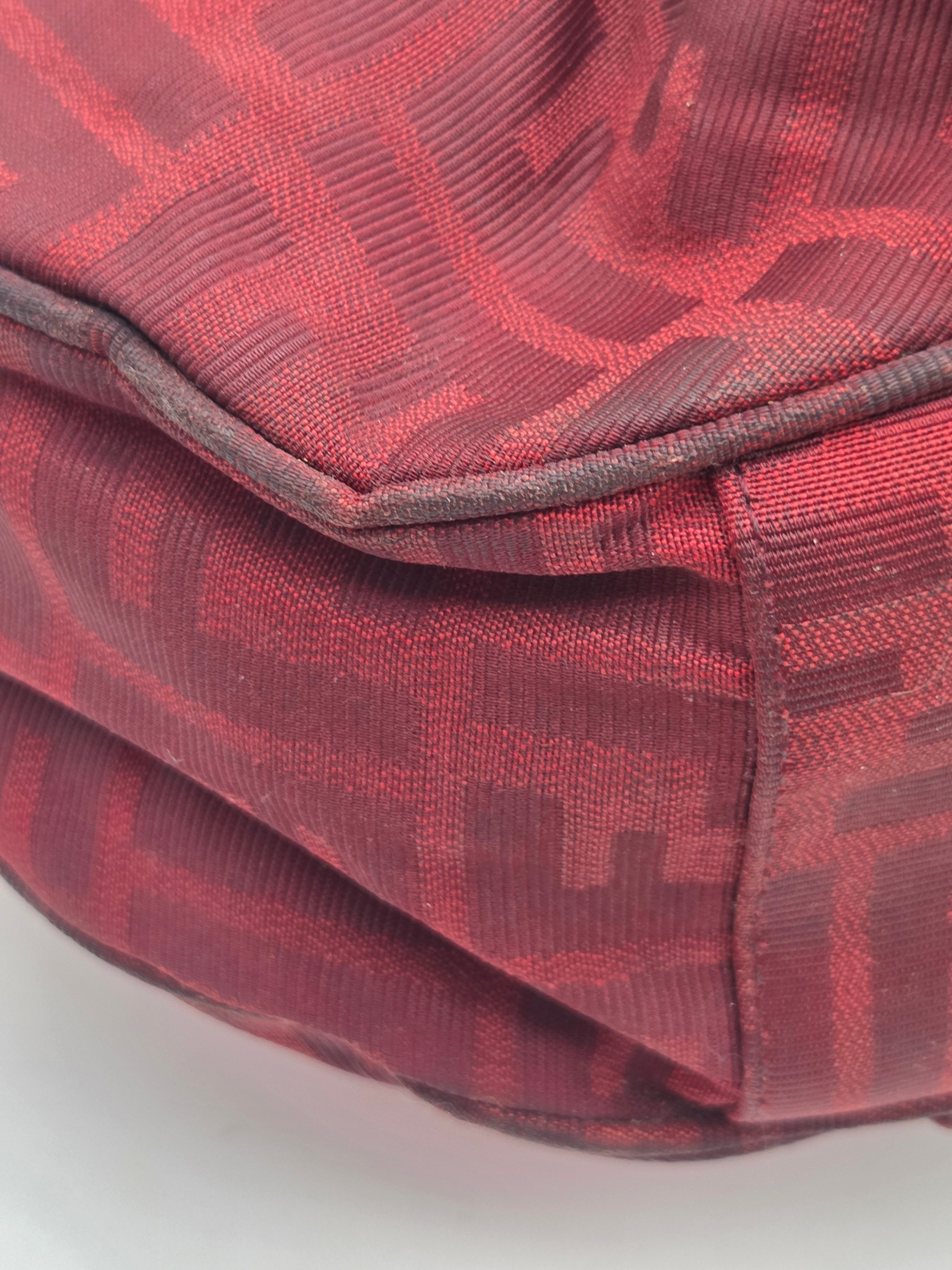 Chef Hobo Bag Burgundy Zucca